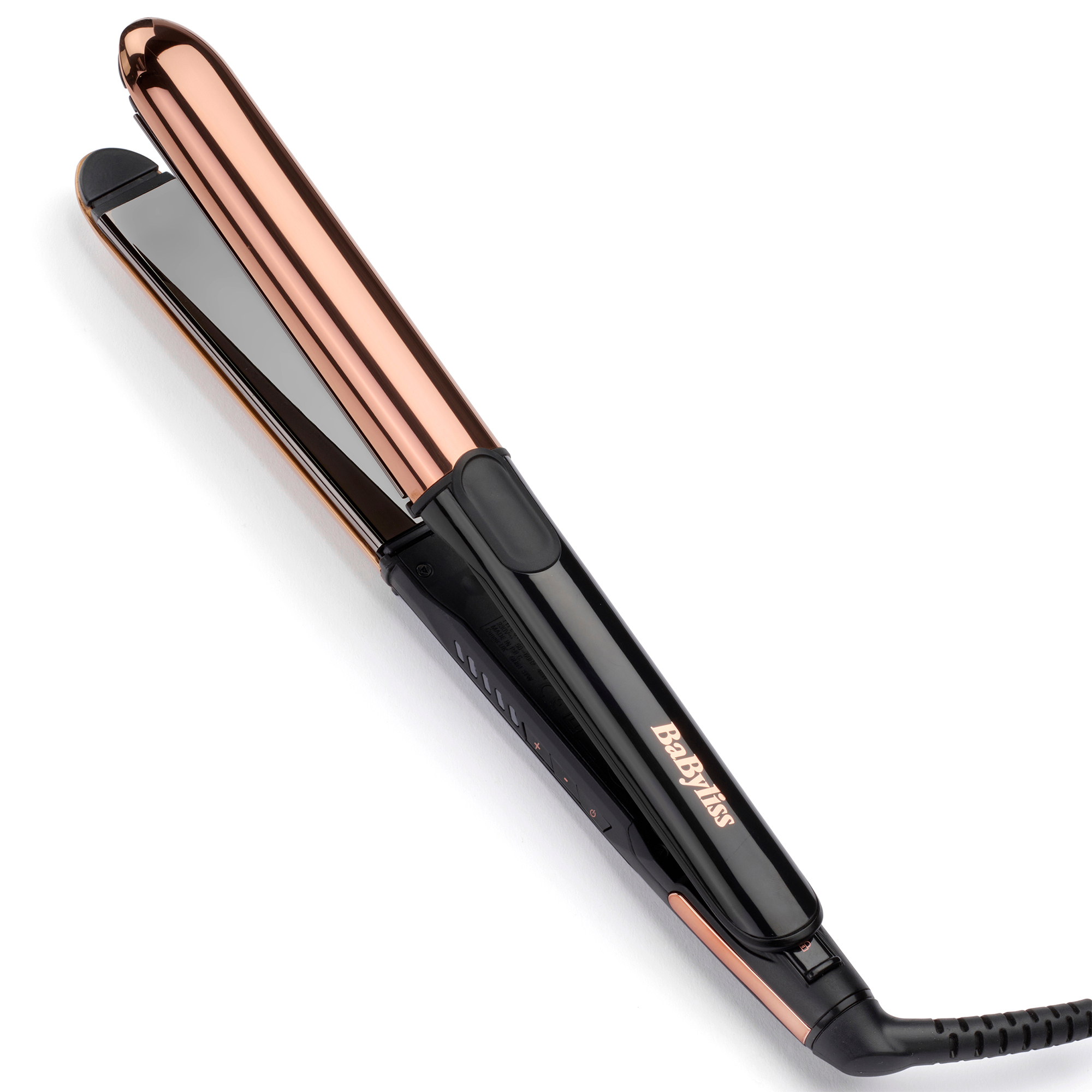 BaByliss Straight and Curl Brilliance Rose Gold Hair Straightener LOOKFANTASTIC