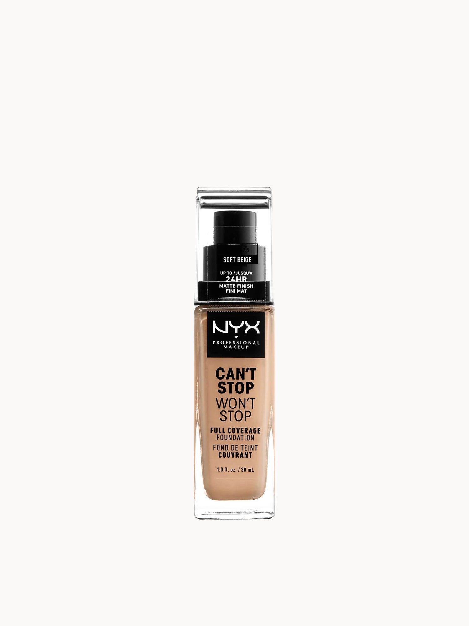 NYX Professional Makeup Can't Stop Won't Stop 24 Hour Foundation (Various Shades)