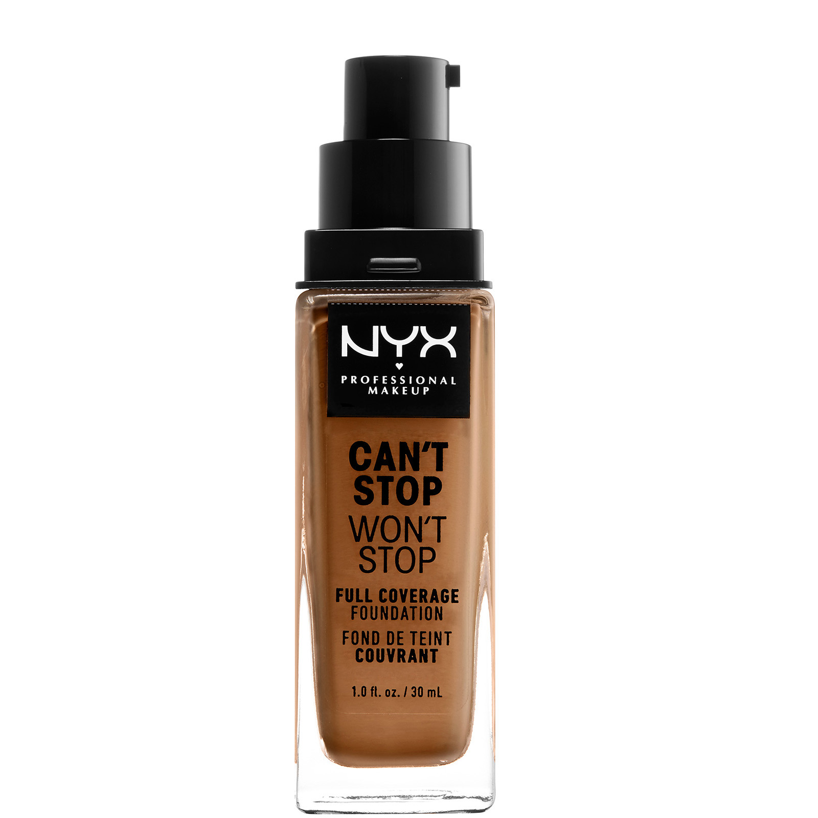 NYX Professional Makeup Can t Stop Won t Stop 24 Hour Foundation Various Shades LOOKFANTASTIC