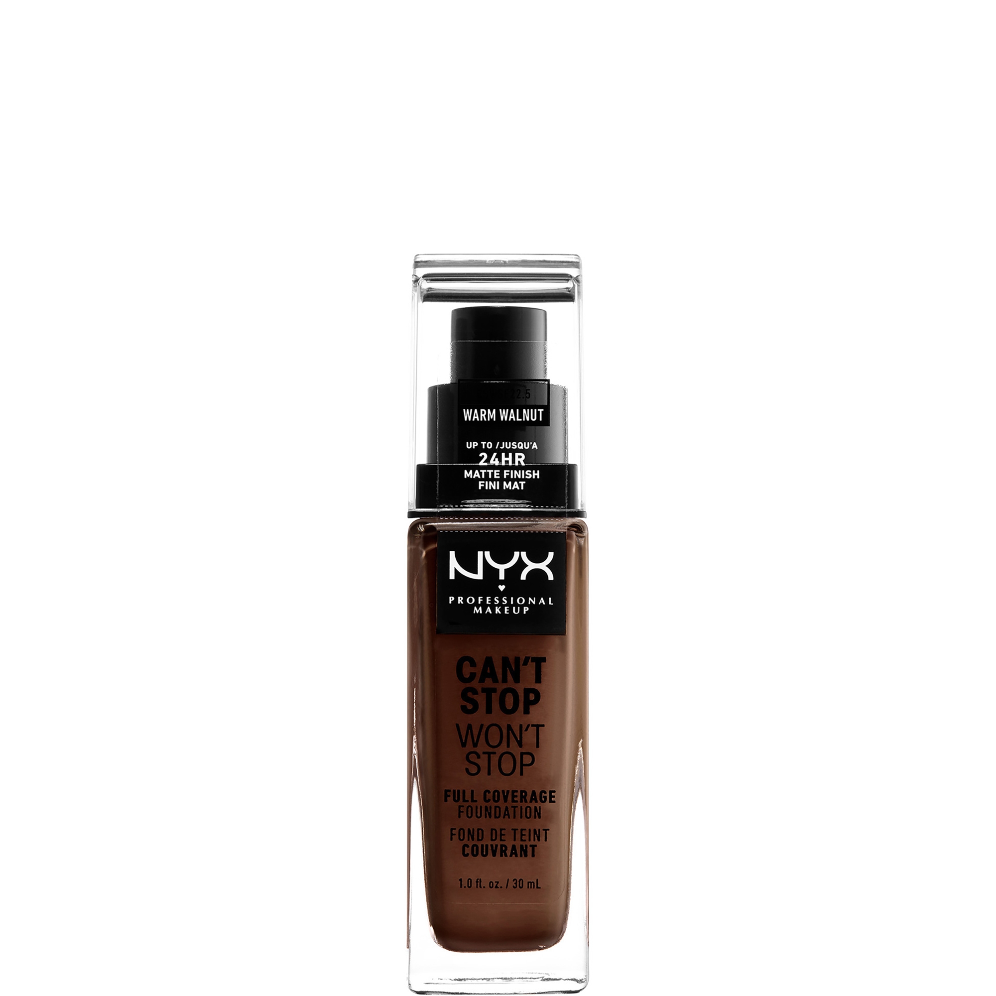 cult NYX Professional Makeup Can't Stop Won't Stop 24 Hour Foundation (Various Shades)