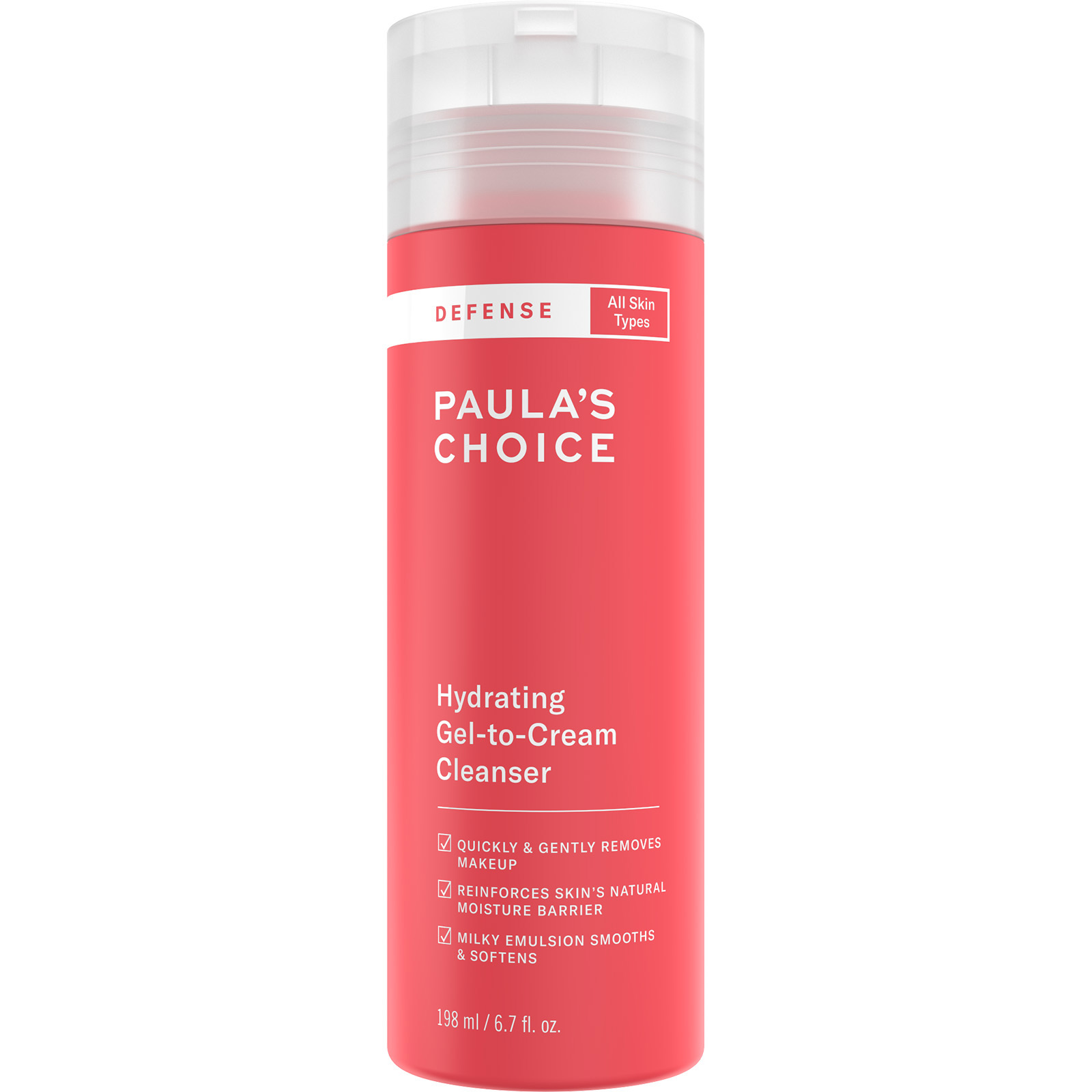 cult Paula's Choice Defense Hydrating Gel-To-Cream Cleanser