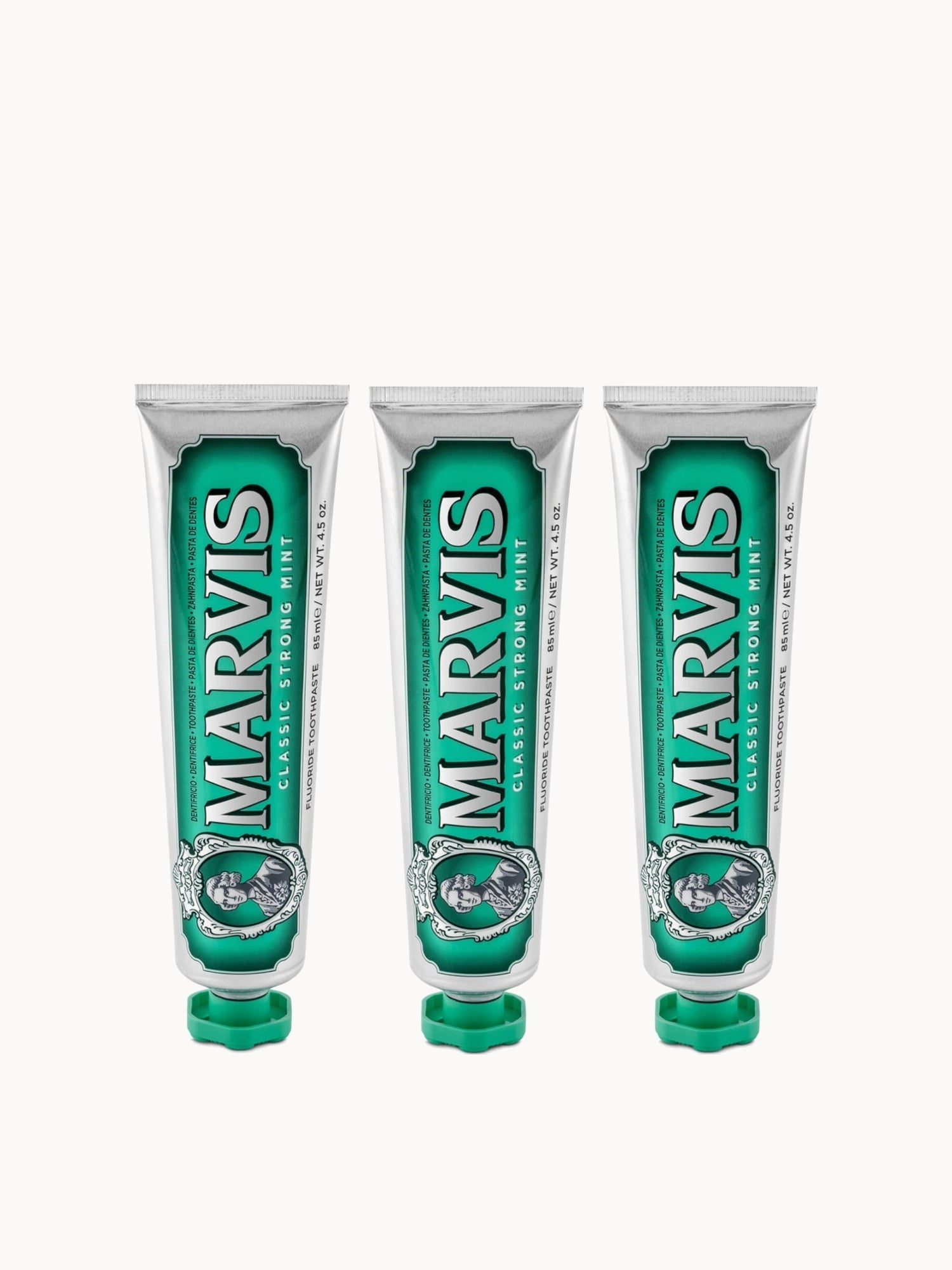 Marvis Classic Strong Mint Toothpaste Bundle (3x85ml)