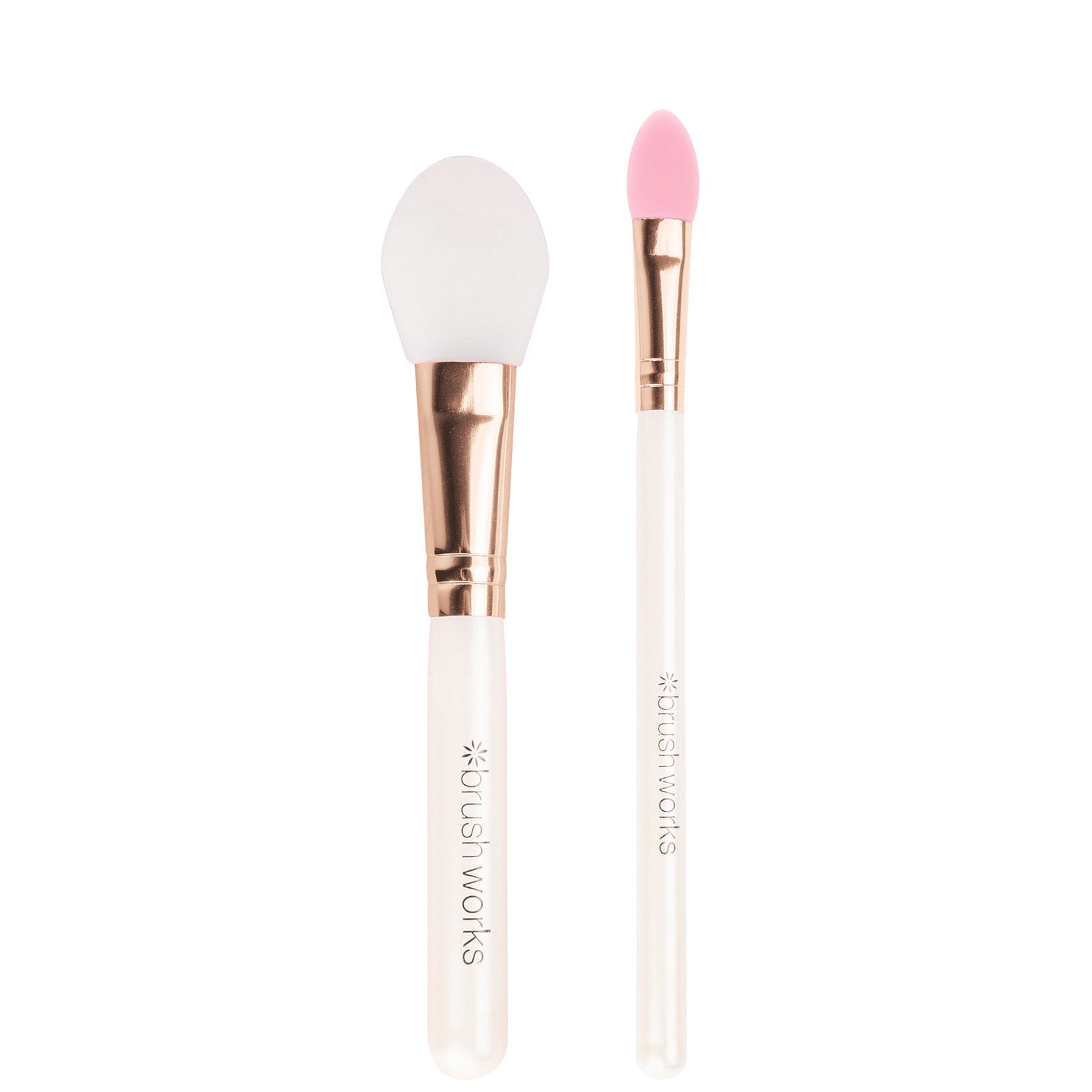brushworks Silicone Face Mask Applicators (Set of 2) | LOOKFANTASTIC