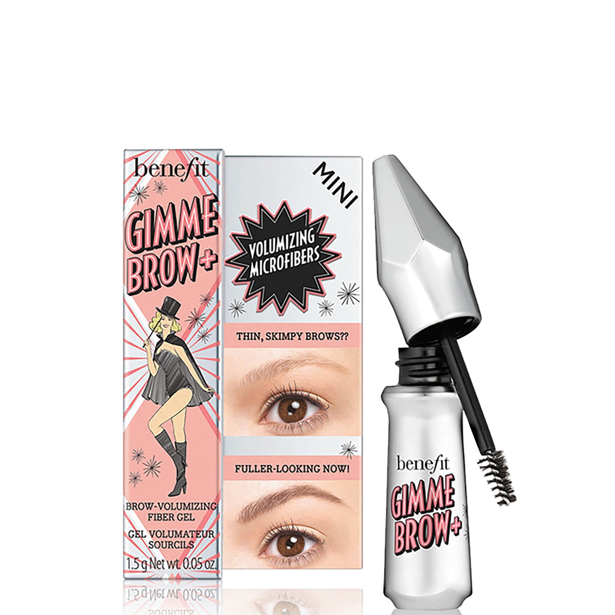 benefit Gimme Brow+ Mini Gel 1.5g (Various Shades) | Cult Beauty