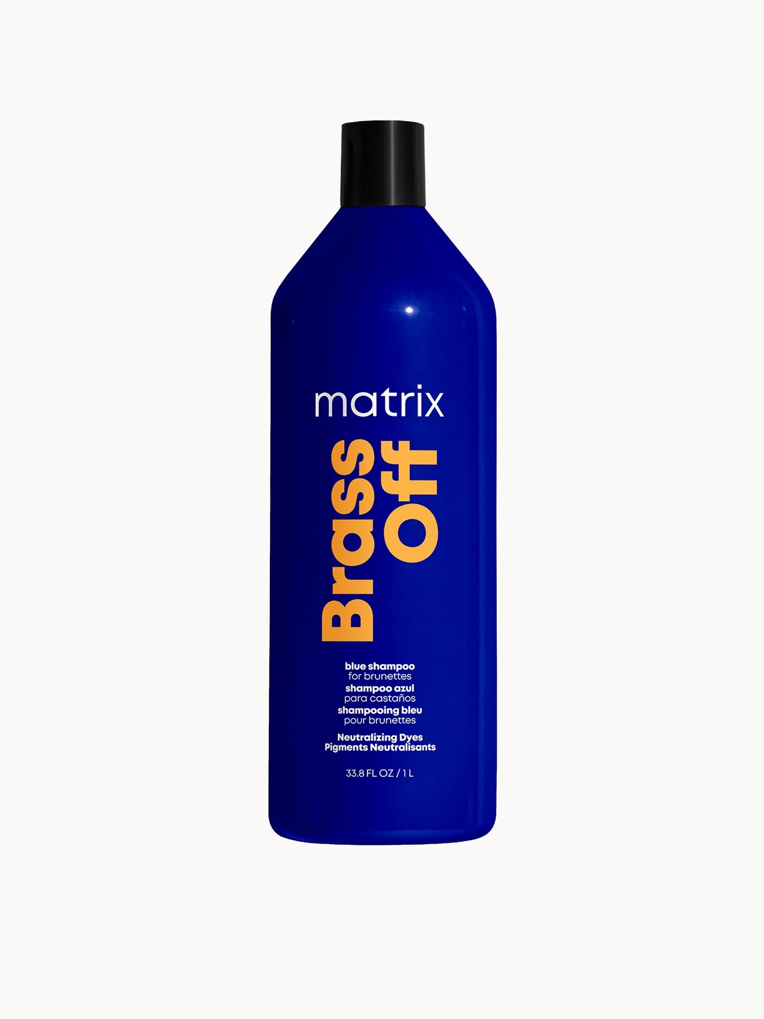 Matrix Total Results Brass Off Brunette Blue Shampoo for Lightened Brunette Hair 1L