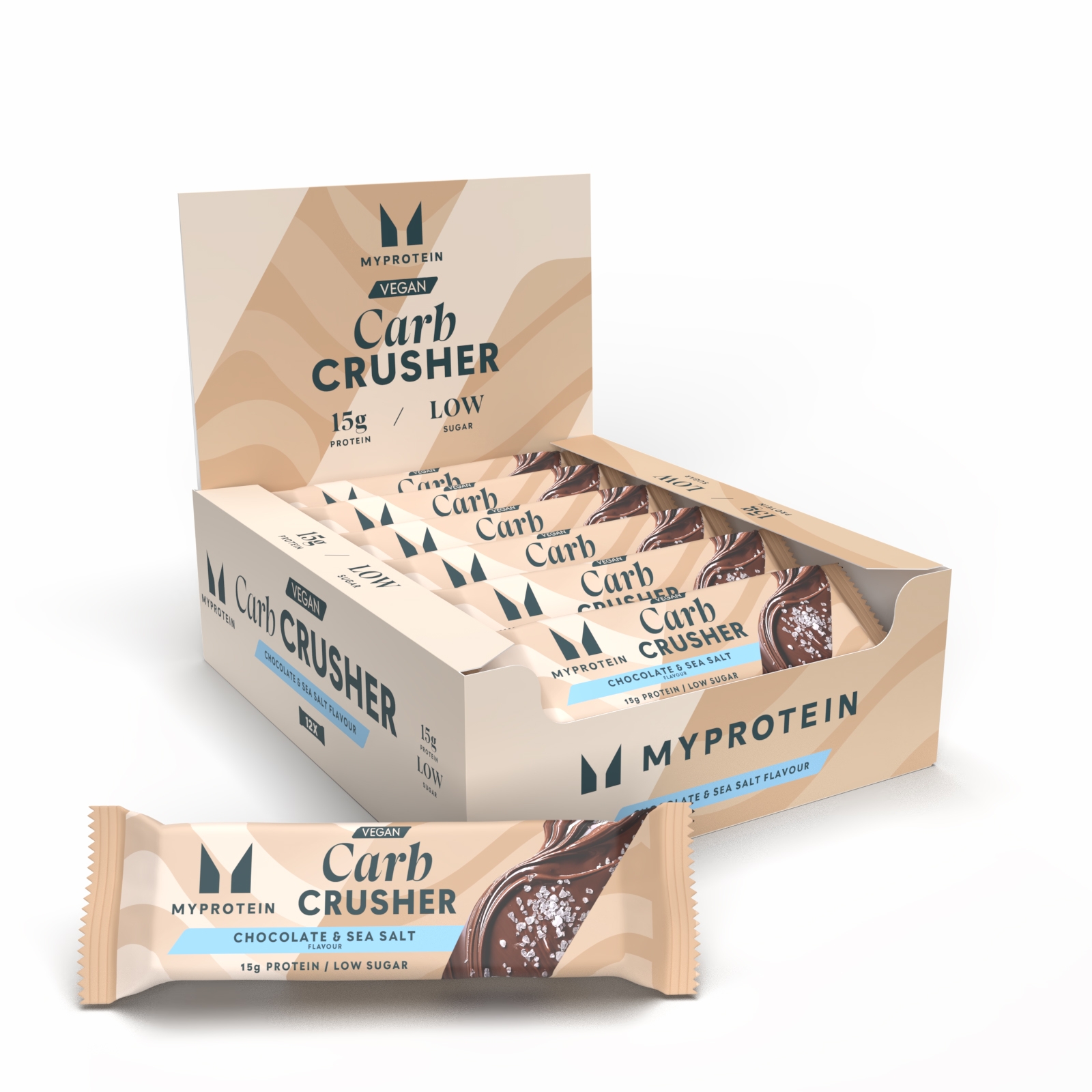 Vegan Carb Crusher Protein Bar (Chocolate Sea Salt)