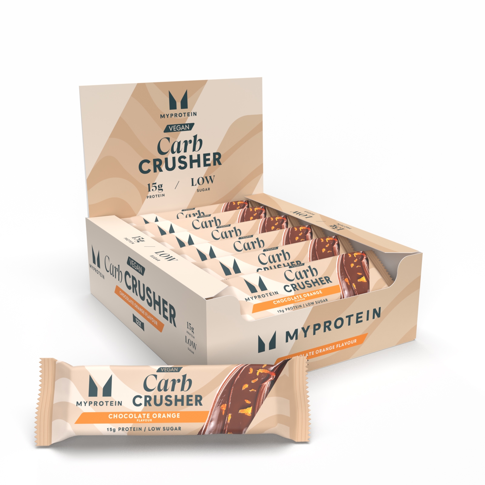 Vegan Carb Crusher Protein Bar (Chocolate Orange)