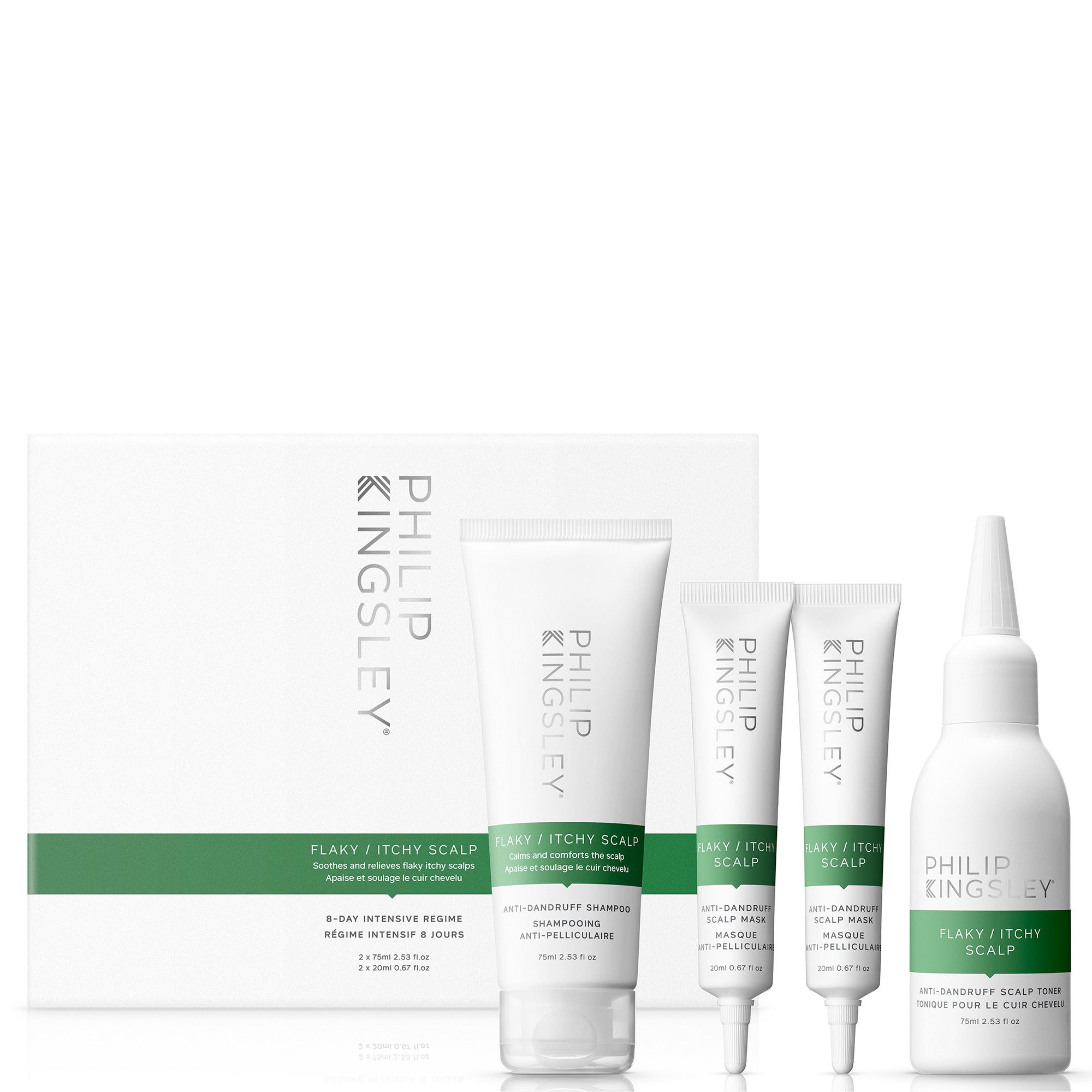Philip Kingsley Flaky Itchy Scalp 8 Day Kit Cult Beauty Philip Kingsley Flaky Itchy Scalp 8 Day Kit Cult Beauty