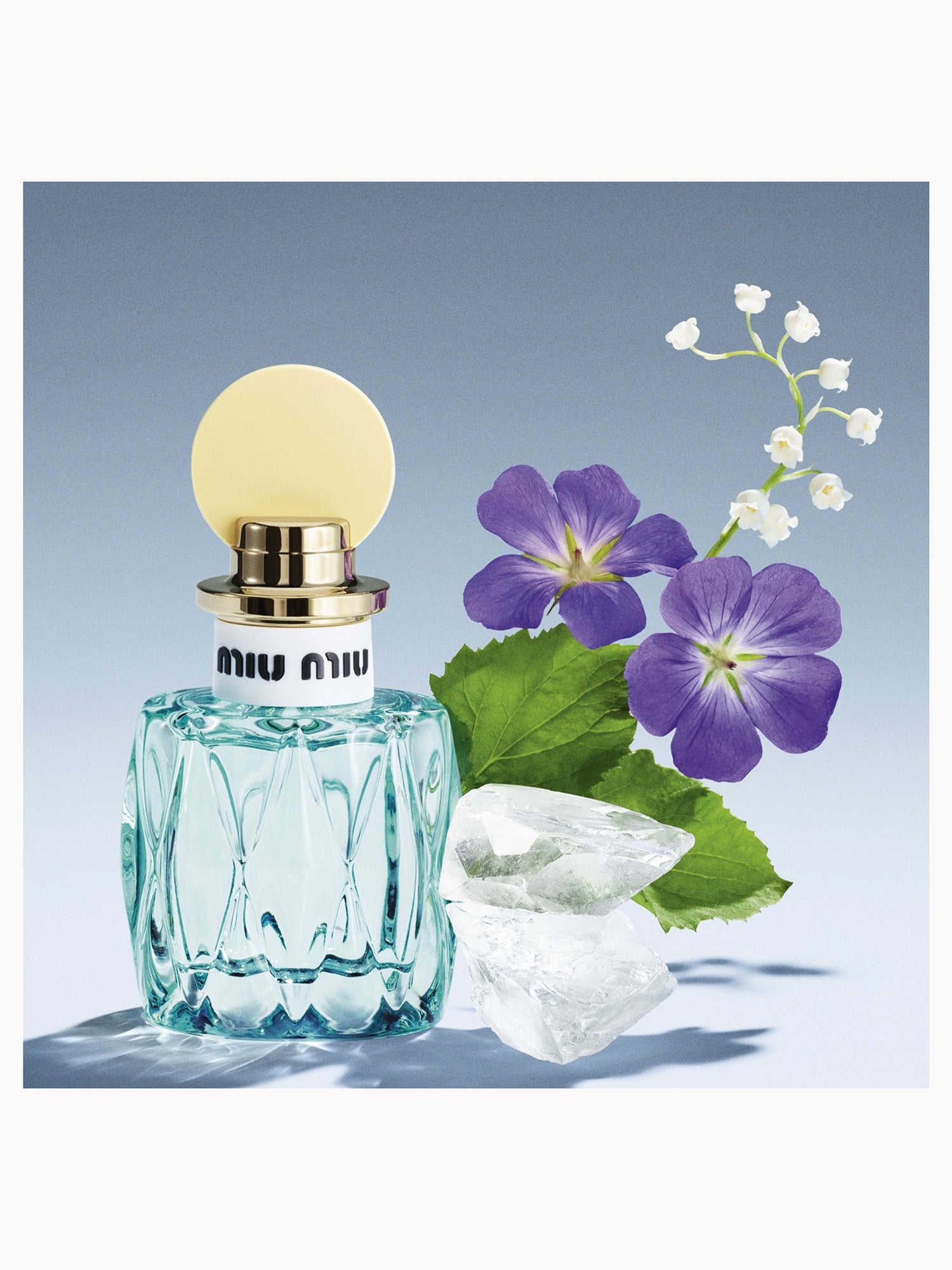 miu miu L'EAU BLEUE オードパルファム 50ml Miu Miu Eau Bleue Eau de Parfum 50ml | LOOKFANTASTIC
