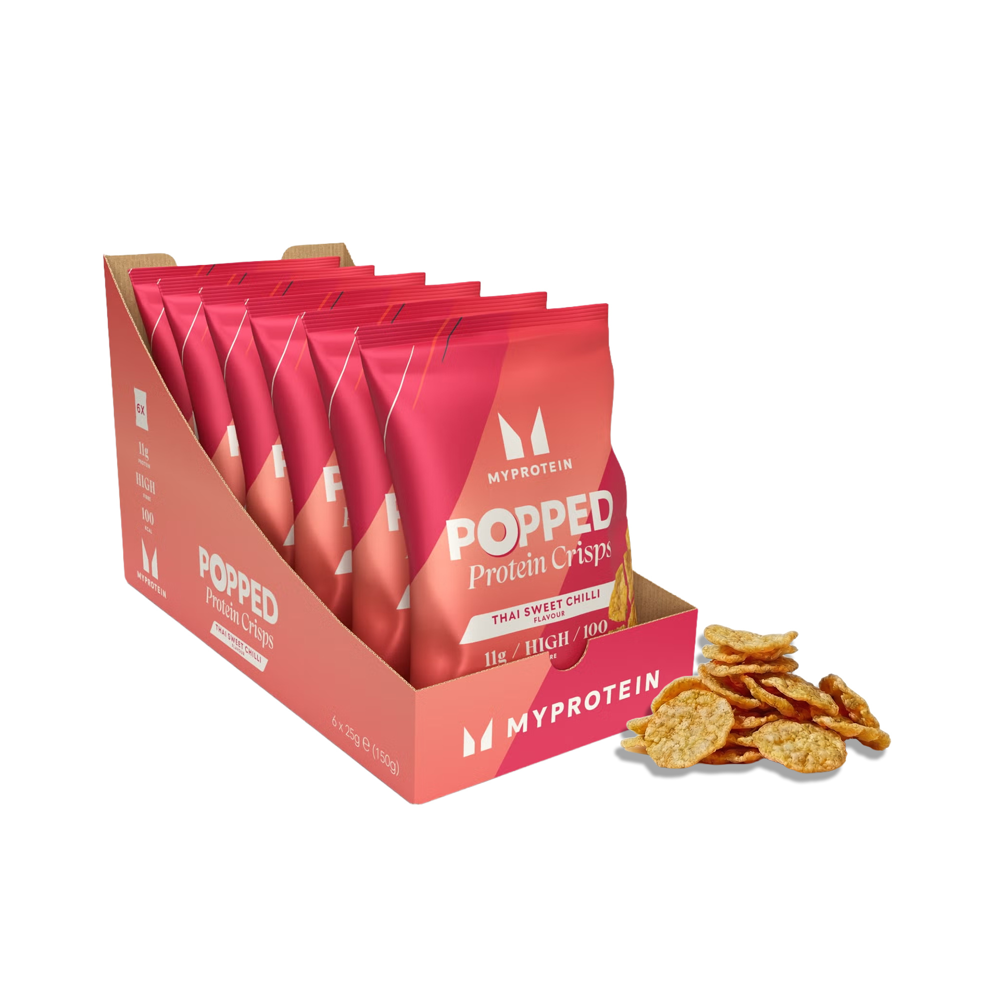 Popped Protein Crisps (Thai Sweet Chilli)