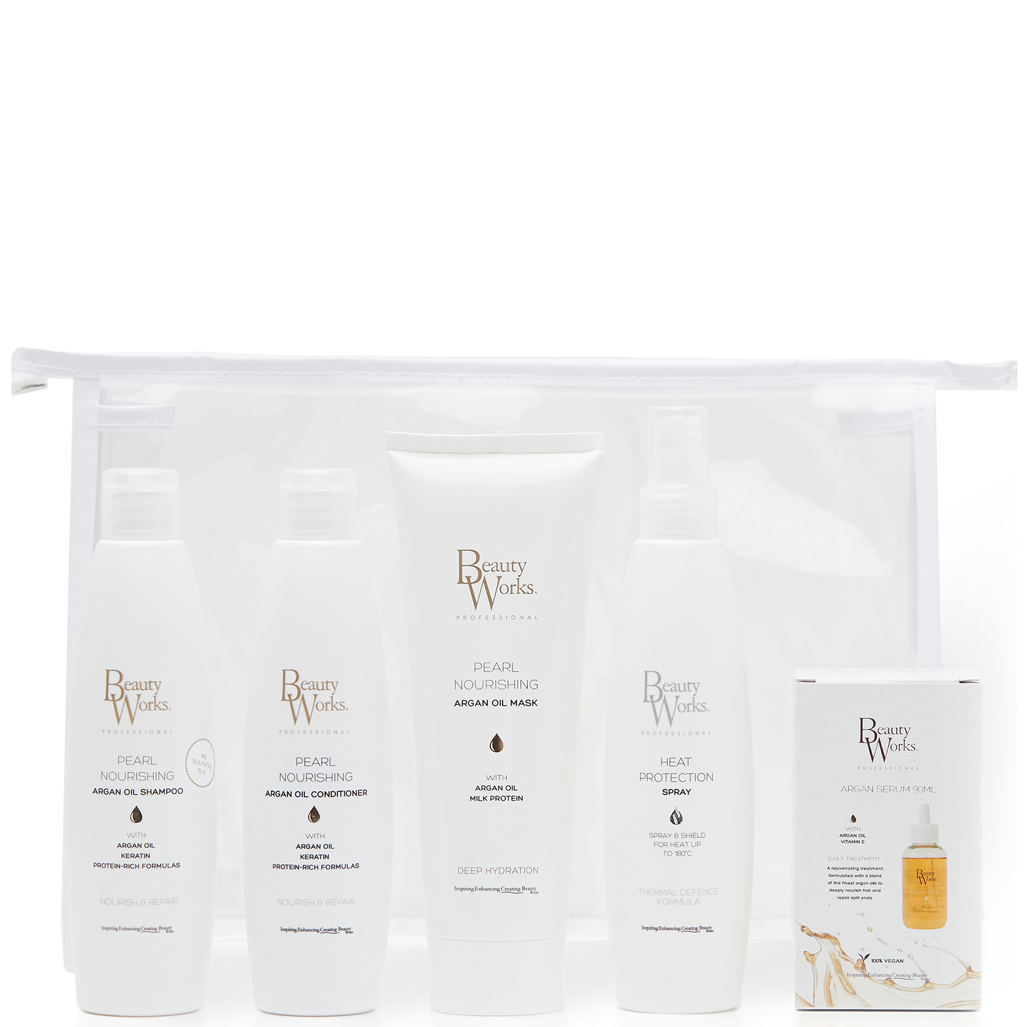 Beauty Works Argan Oil Moisture Repair Gift Set - Sulfate Free 250ml | LOOKFANTASTIC