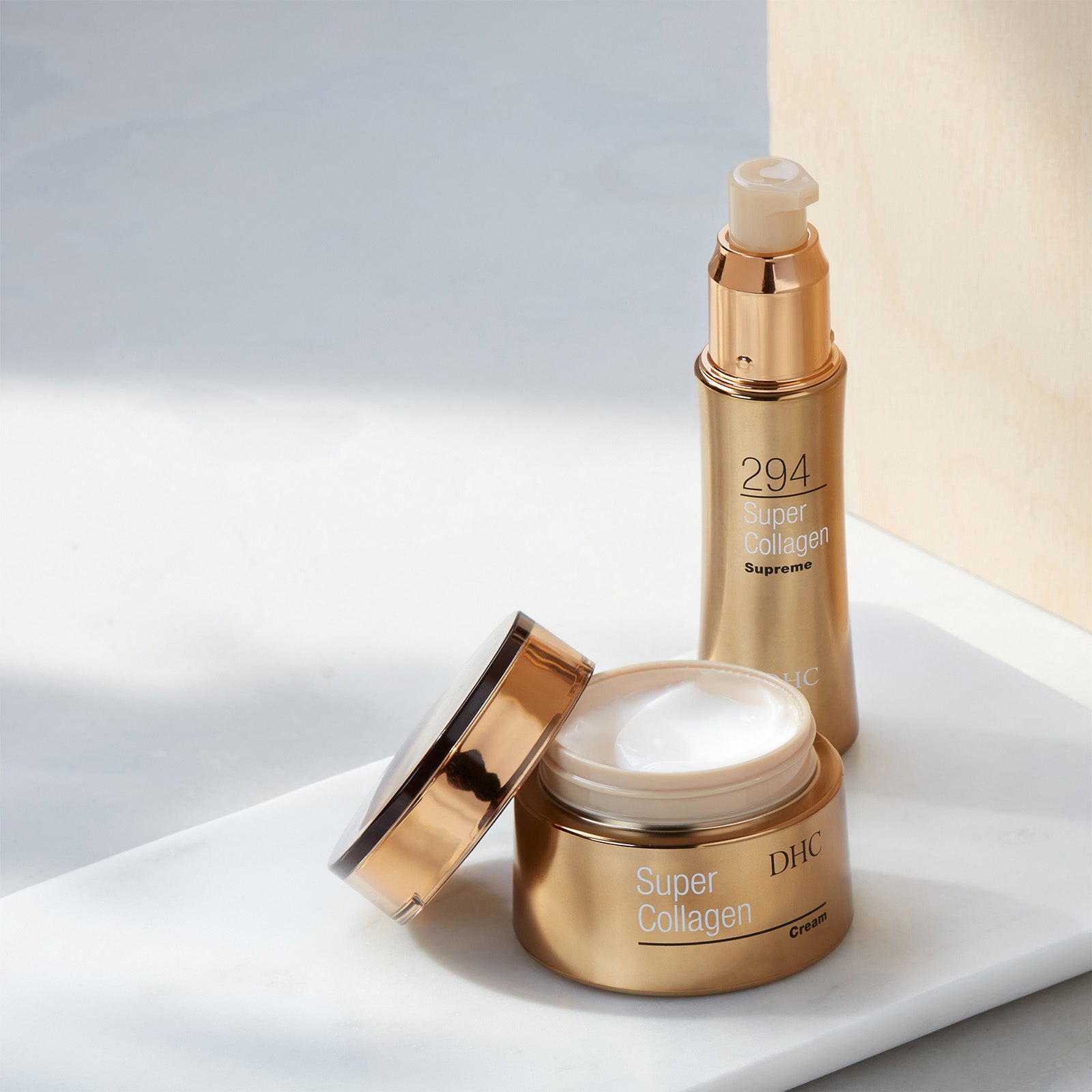 DHC 294Super Collagen Supreme150ml 2本セット DHC Super Collagen Cream 50g | LOOKFANTASTIC