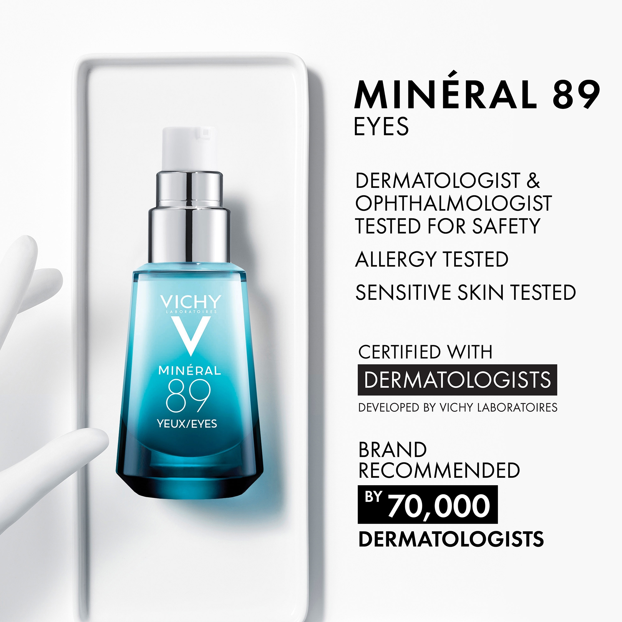 Vichy Mineral 89 Eyes Serum with Caffeine and Hyaluronic