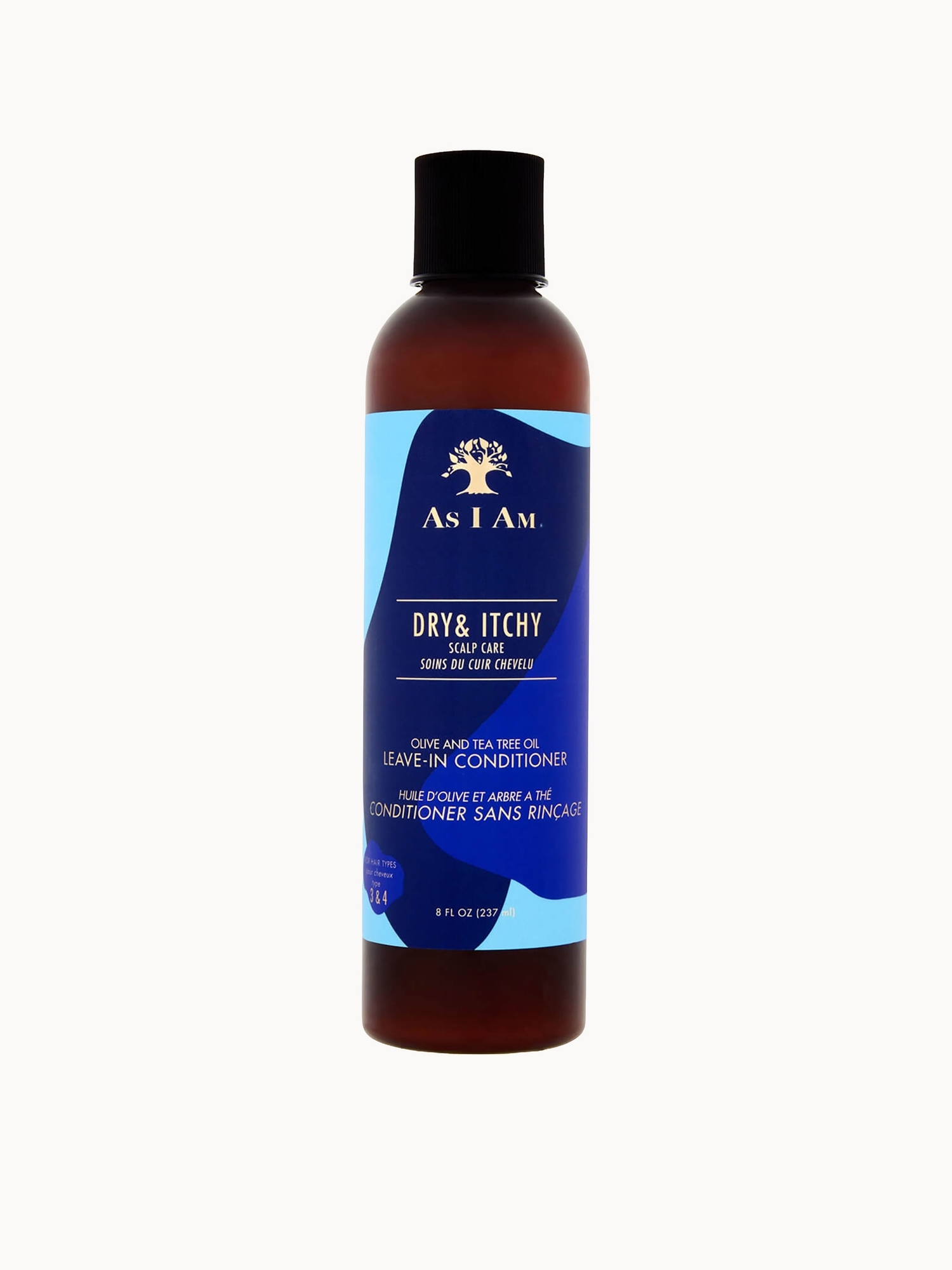 As I Am: As I Am Dry and Itchy Scalp Care Olive and Tea Tree Oil Leave in Conditioner 237ml