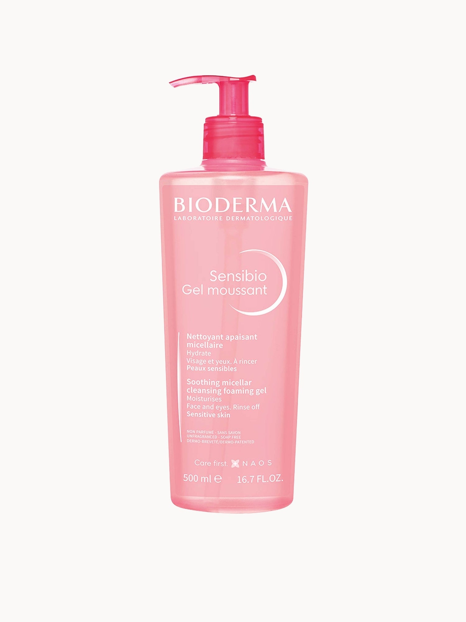 Bioderma Sensibio Foaming Gel for Sensitive Skin Prone to Rosacea 500ml