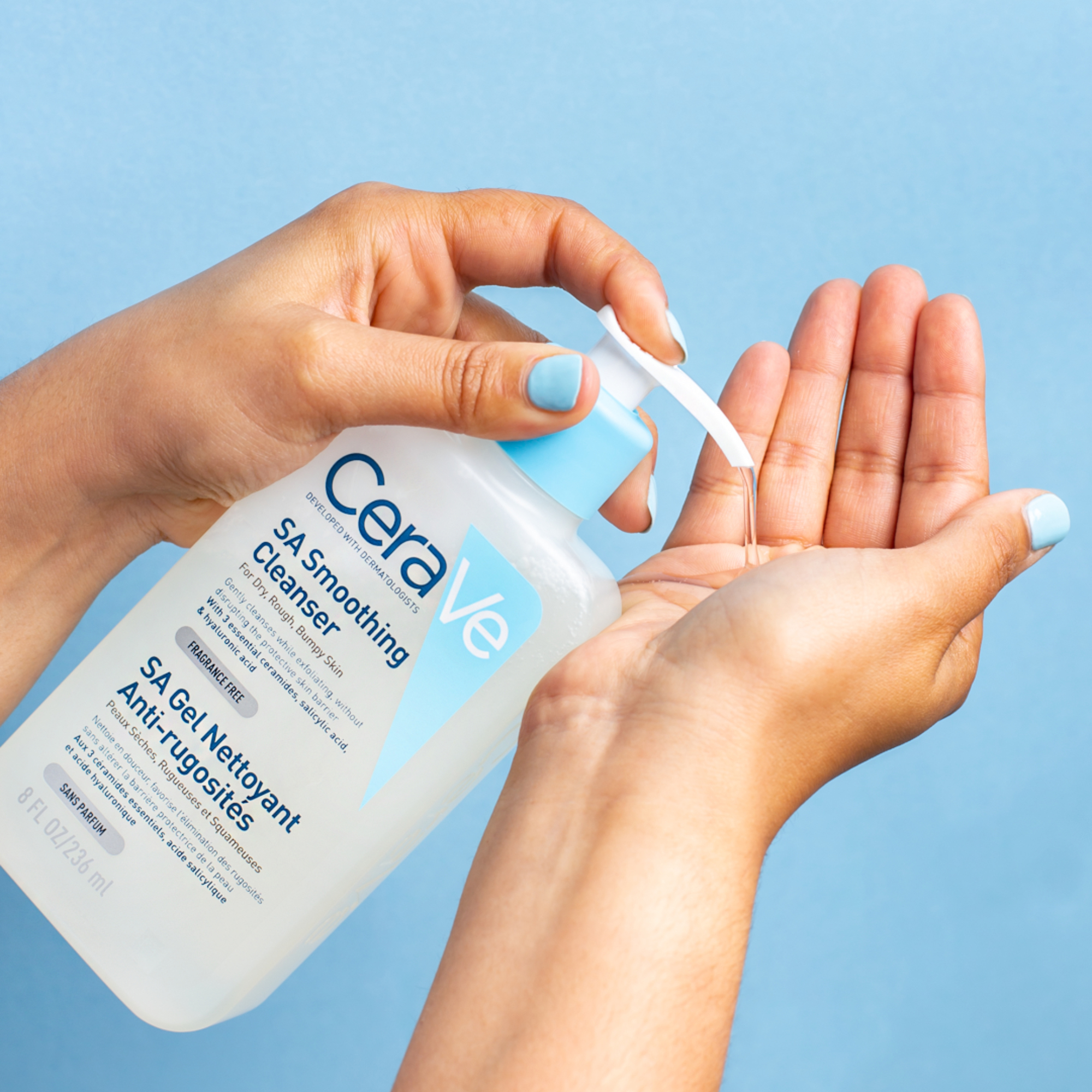 CeraVe SA Smoothing Cleanser with Salicylic Acid for Dry