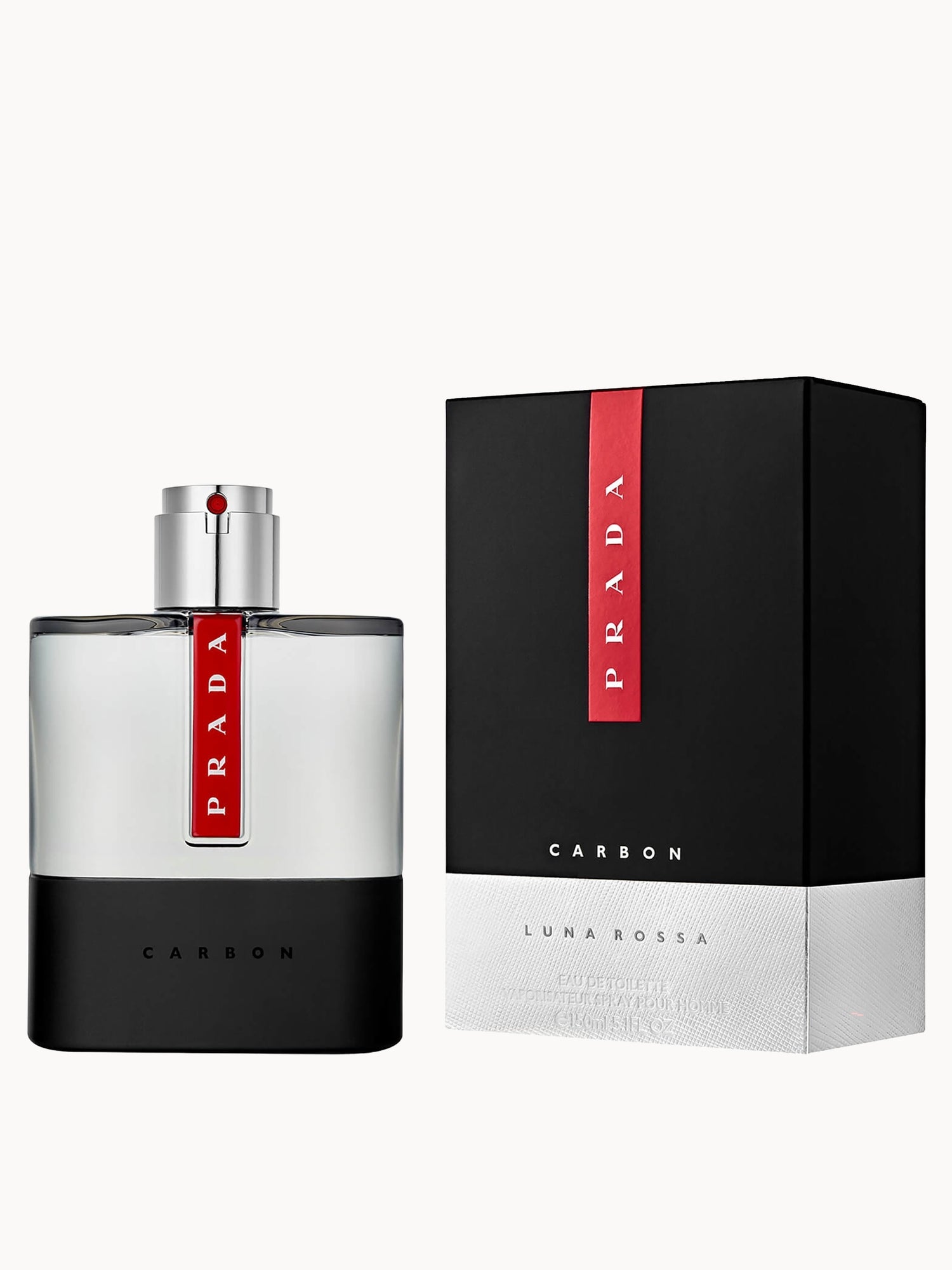 PRADA LUNA ROSSA CARBON ギフトボックス付き Prada Luna Rossa Carbon Eau de Toilette - 150ml | LOOKFANTASTIC
