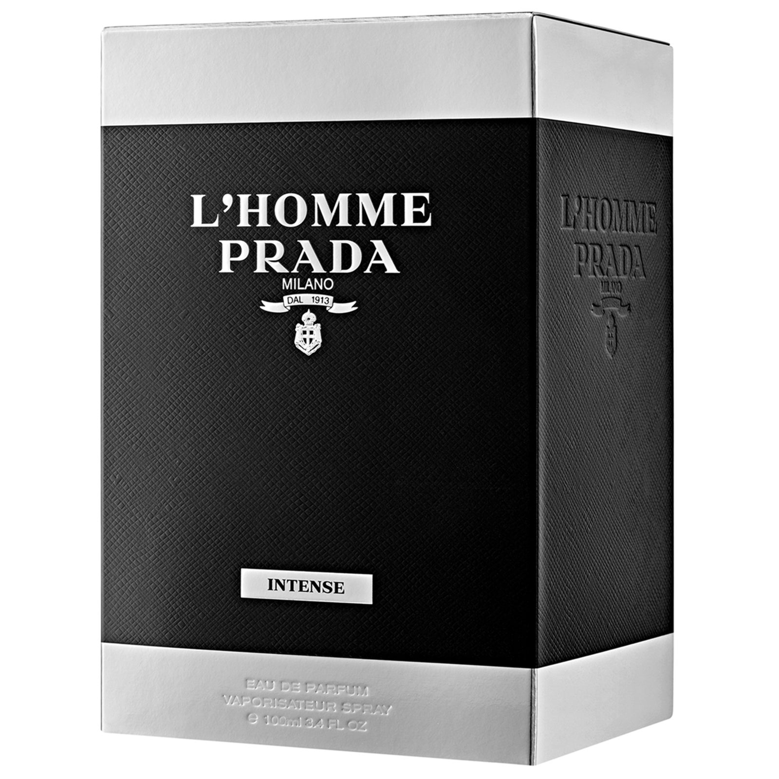 Prada L'Homme Intense Eau de Parfum Spray 150ml | Fragrance Direct