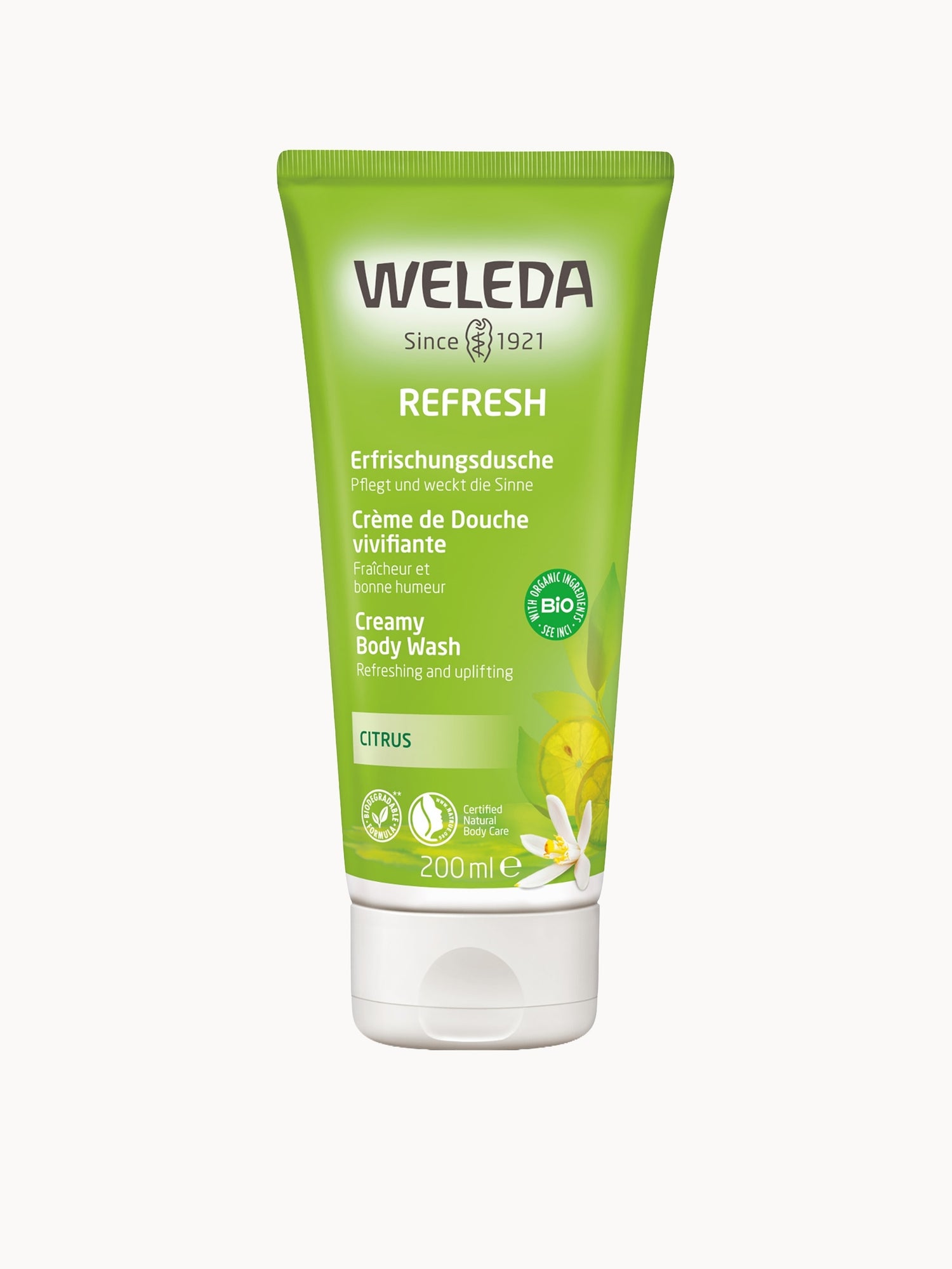 Weleda Citrus Refresh Creamy Body Wash 200ml