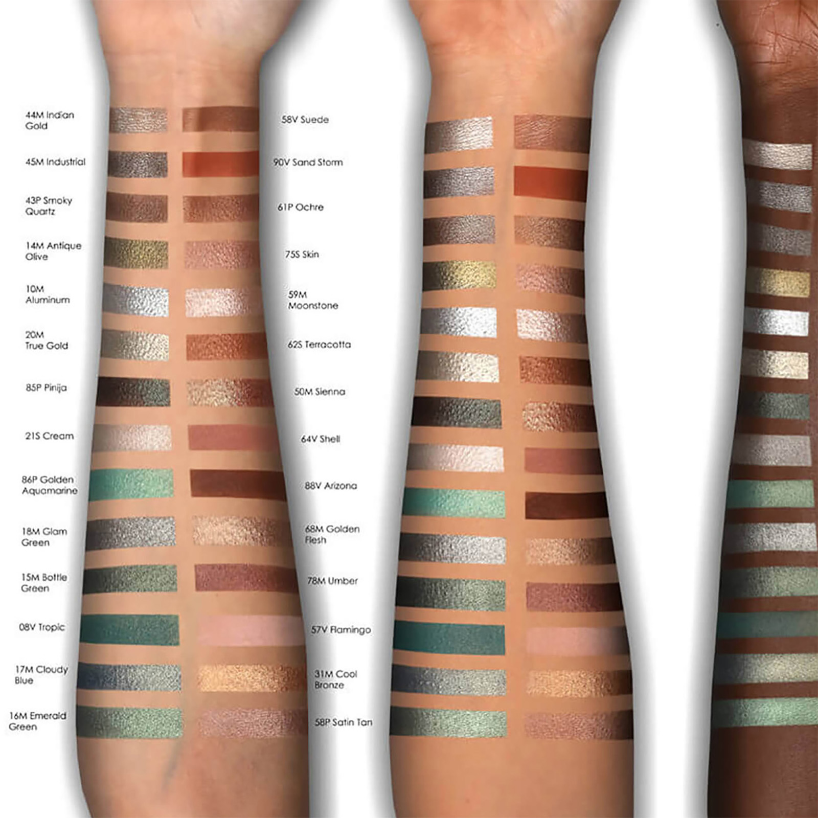 Natasha Denona good 28 Shade Green-Brown Palette