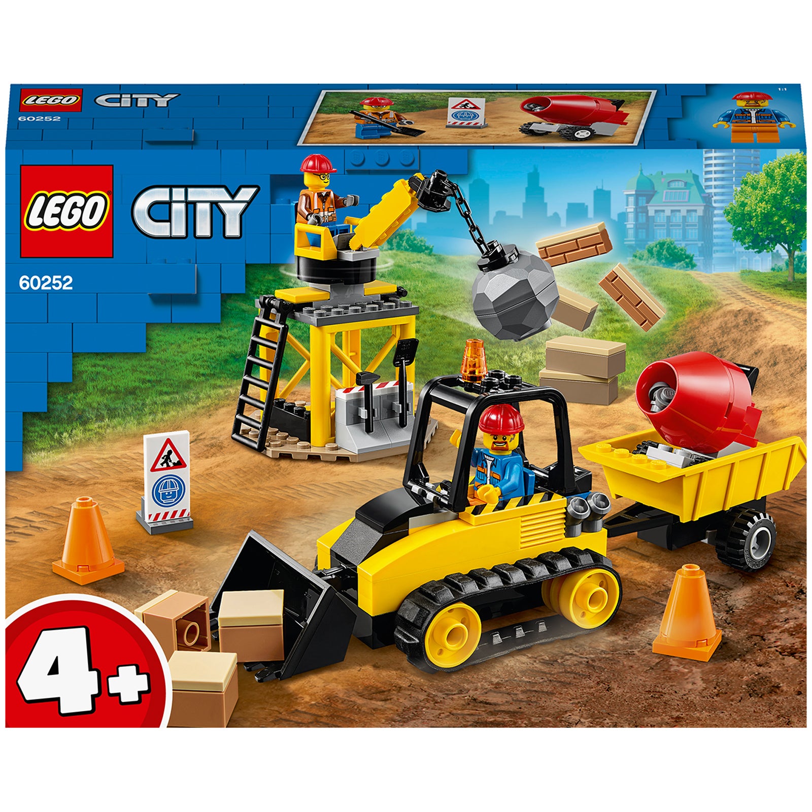 LEGO City: Great Vehicles Construction Bulldozer Set (60252)