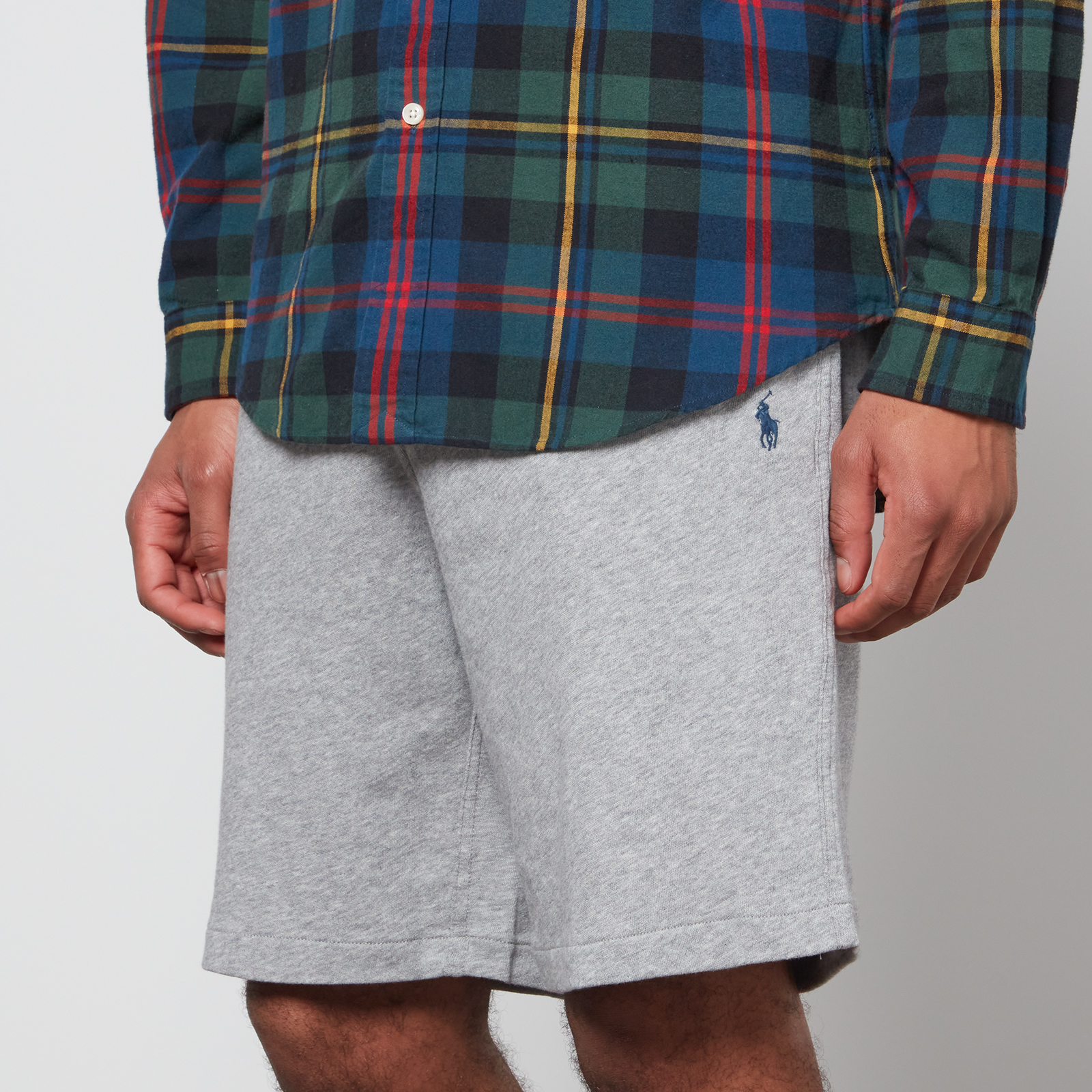 Grey polo best sale sweat shorts