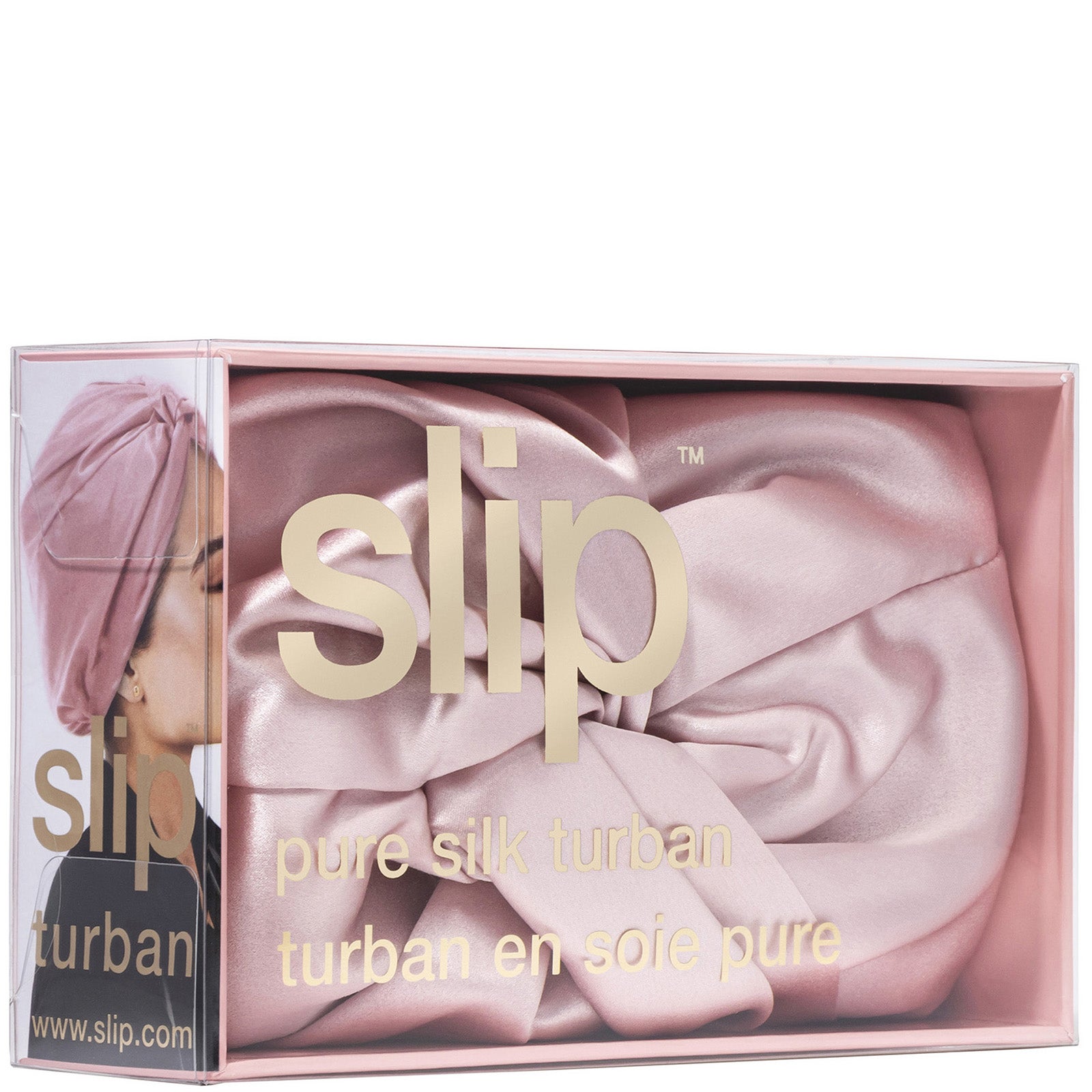 Slip Pure Silk Turban - Pink | Dermstore display picture 2