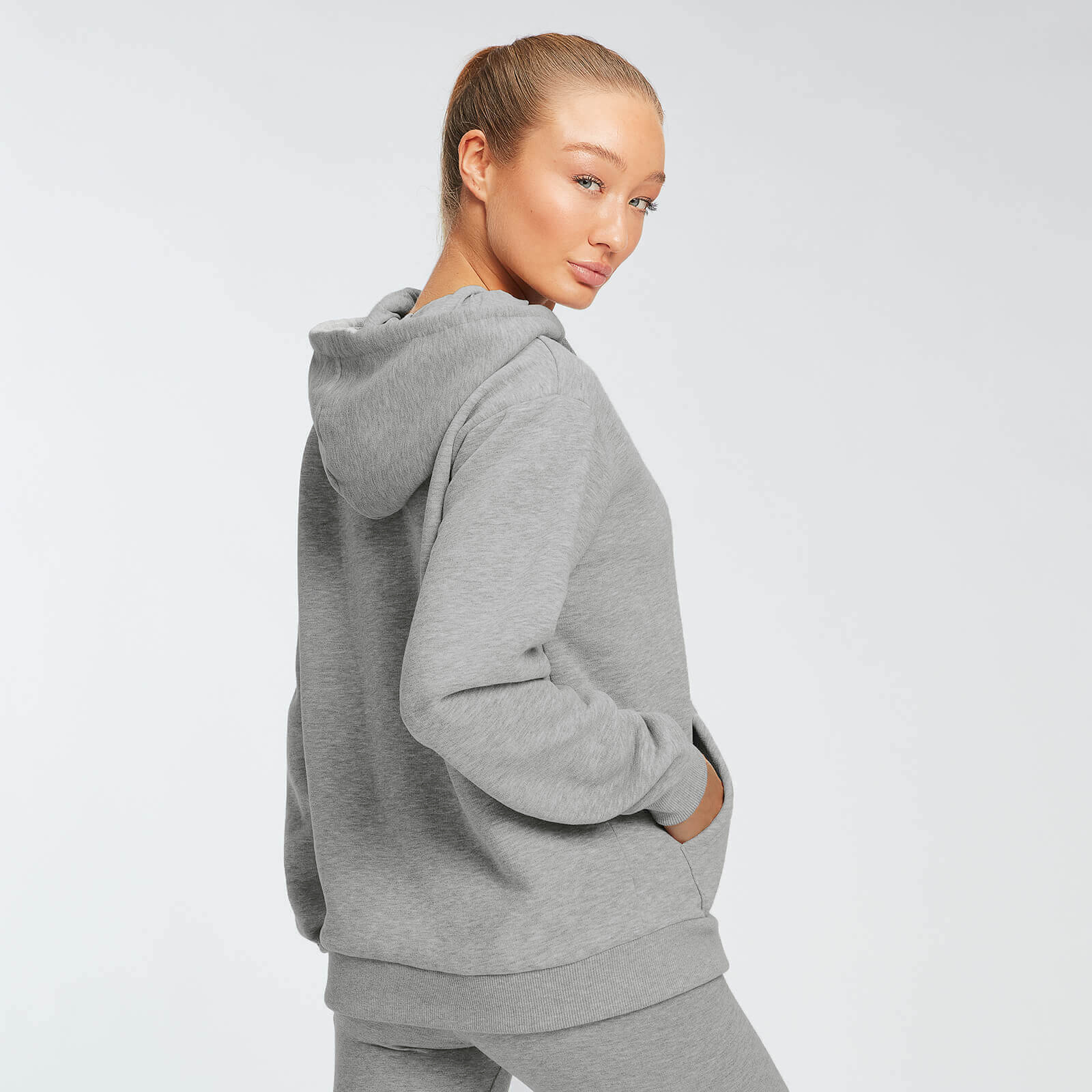 MP Women's Essentials Zip Through Hoodie｜Grey Marl