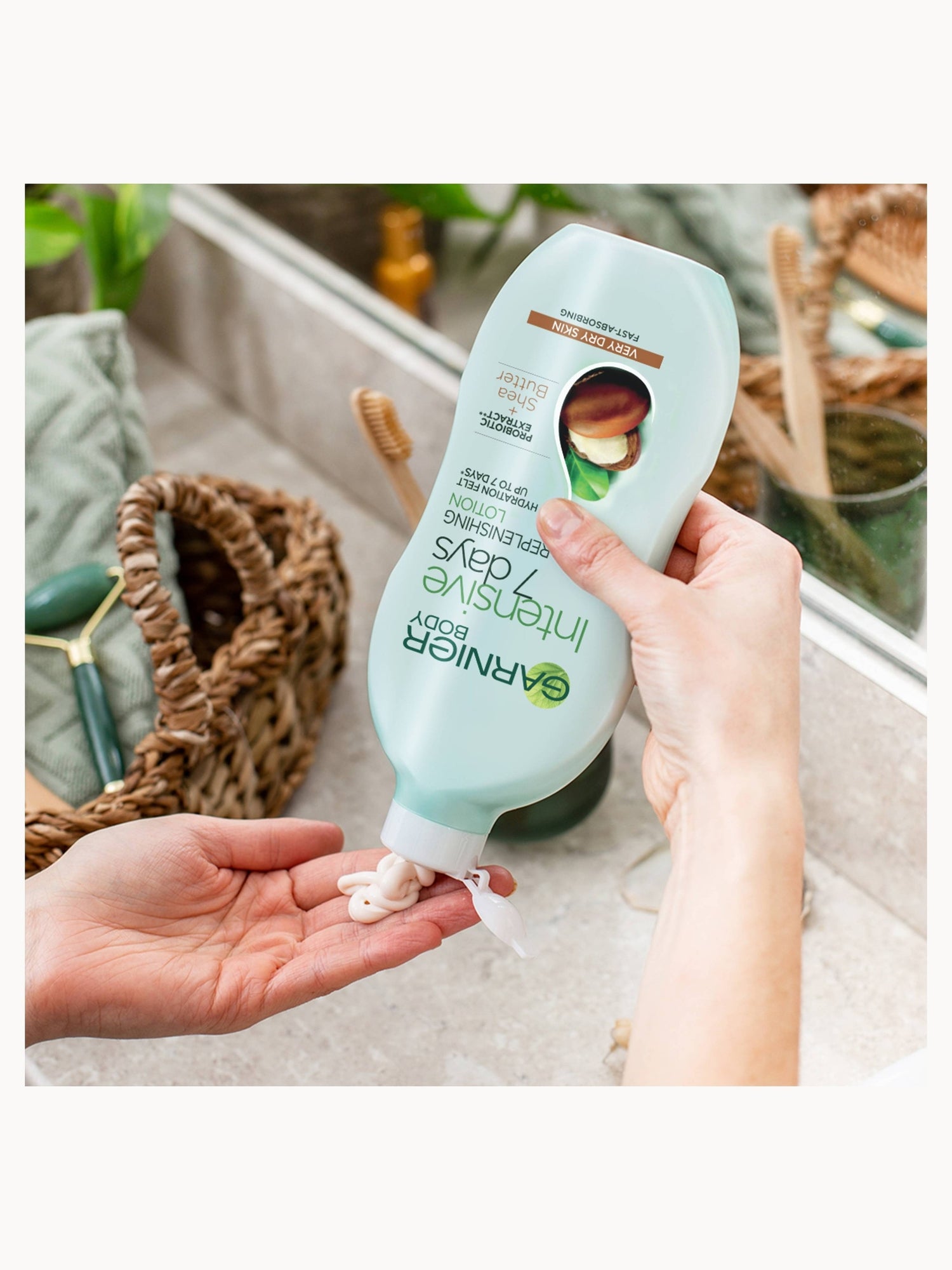 Garnier Intensive 7 Days Aloe Vera Probiotic Extract Body Lotion Normal  Skin 400ml | LOOKFANTASTIC