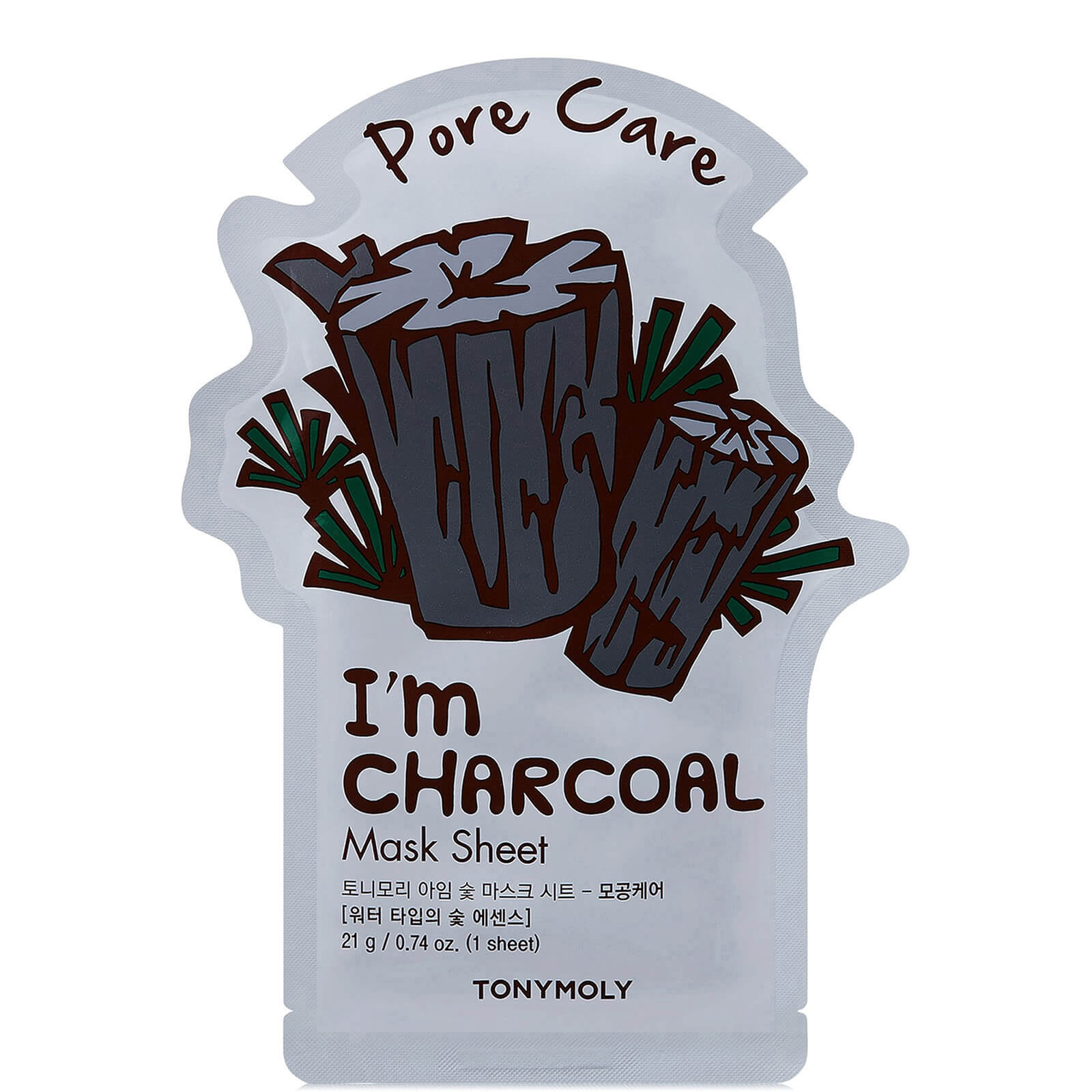TONYMOLY I'm Charcoal Sheet Mask 21ml | LOOKFANTASTIC