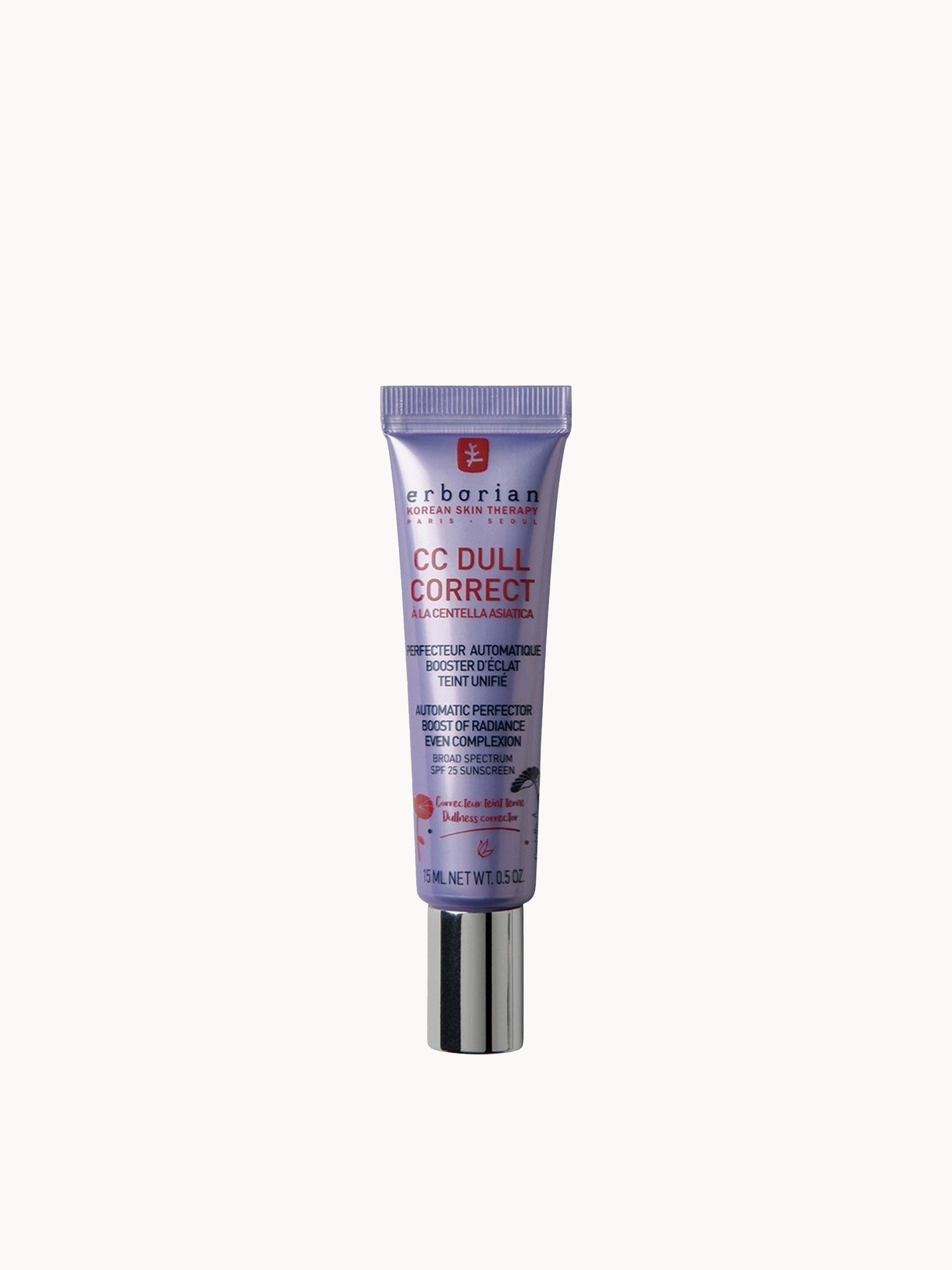 Erborian CC Dull Correct - Colour Correcting Anti-Dull Cream With Brightening Effect SPF25 Travel Size 15ml