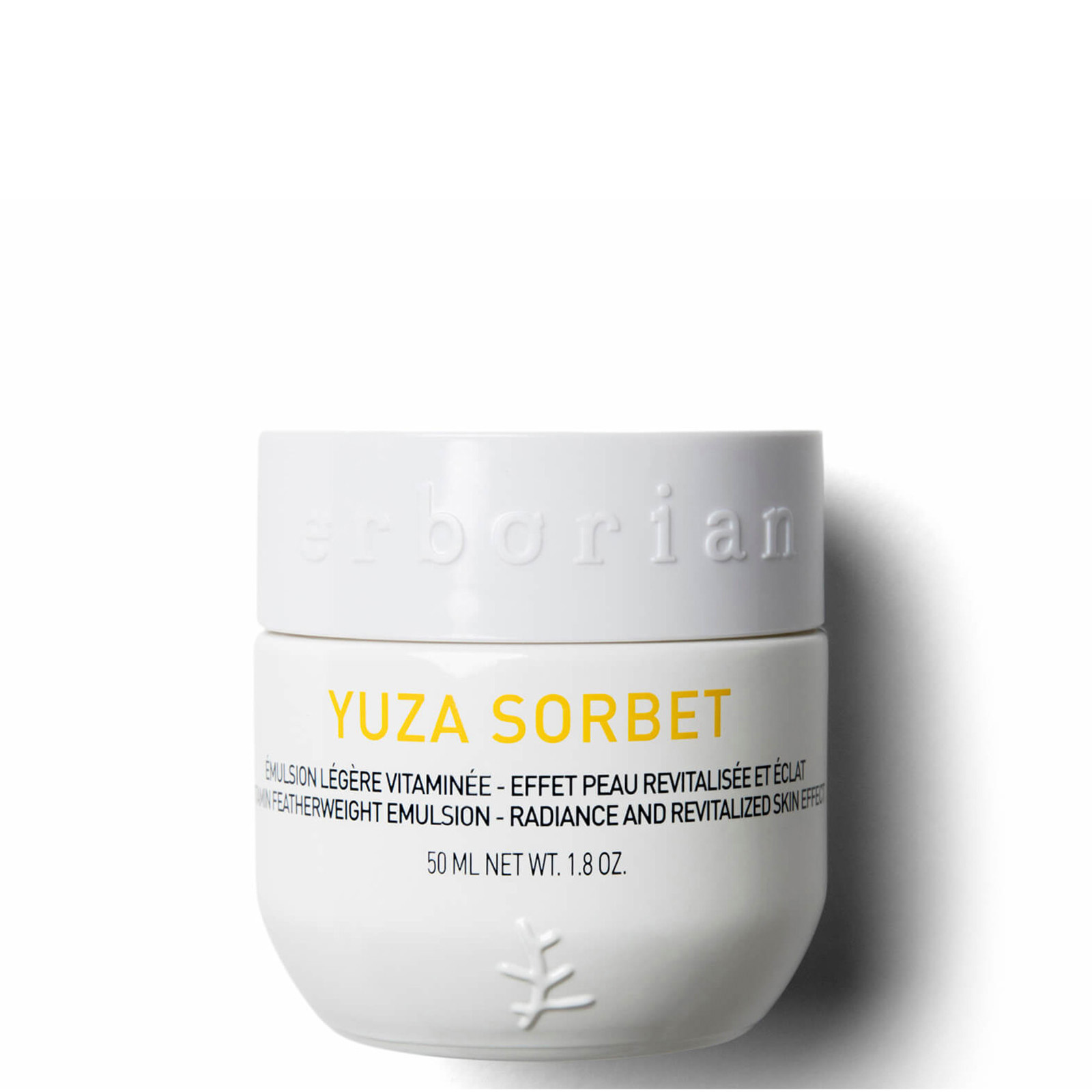 Émulsion Légère Vitaminée Erborian Yuza Sorbet 50 Ml - Hydratant Visage Et Yeux Au Ginseng, Neuf