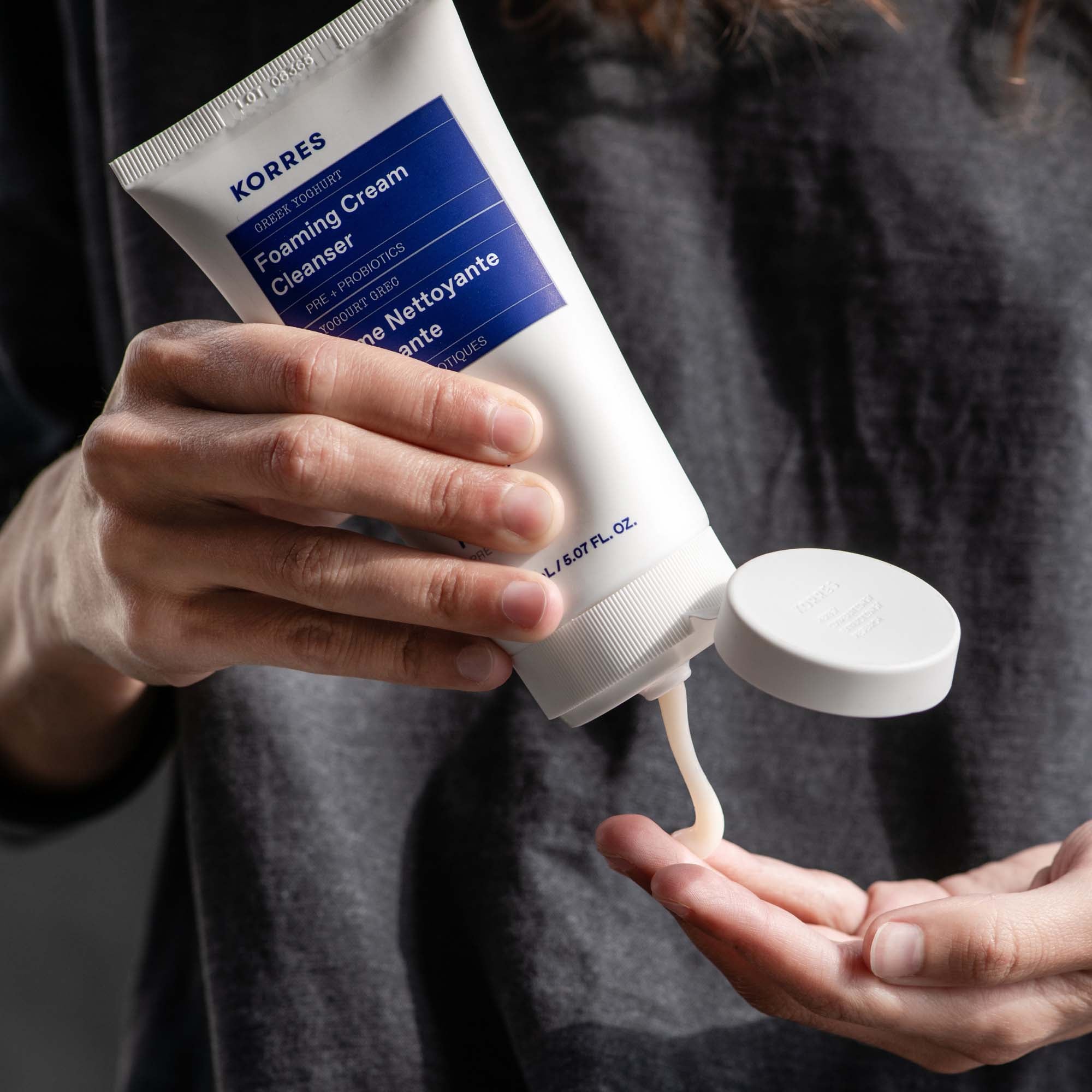 KORRES Griechischer Joghurt Schaumcreme-Reiniger – 150 Ml, Sanft & Beruhigend Für Empfindliche Haut