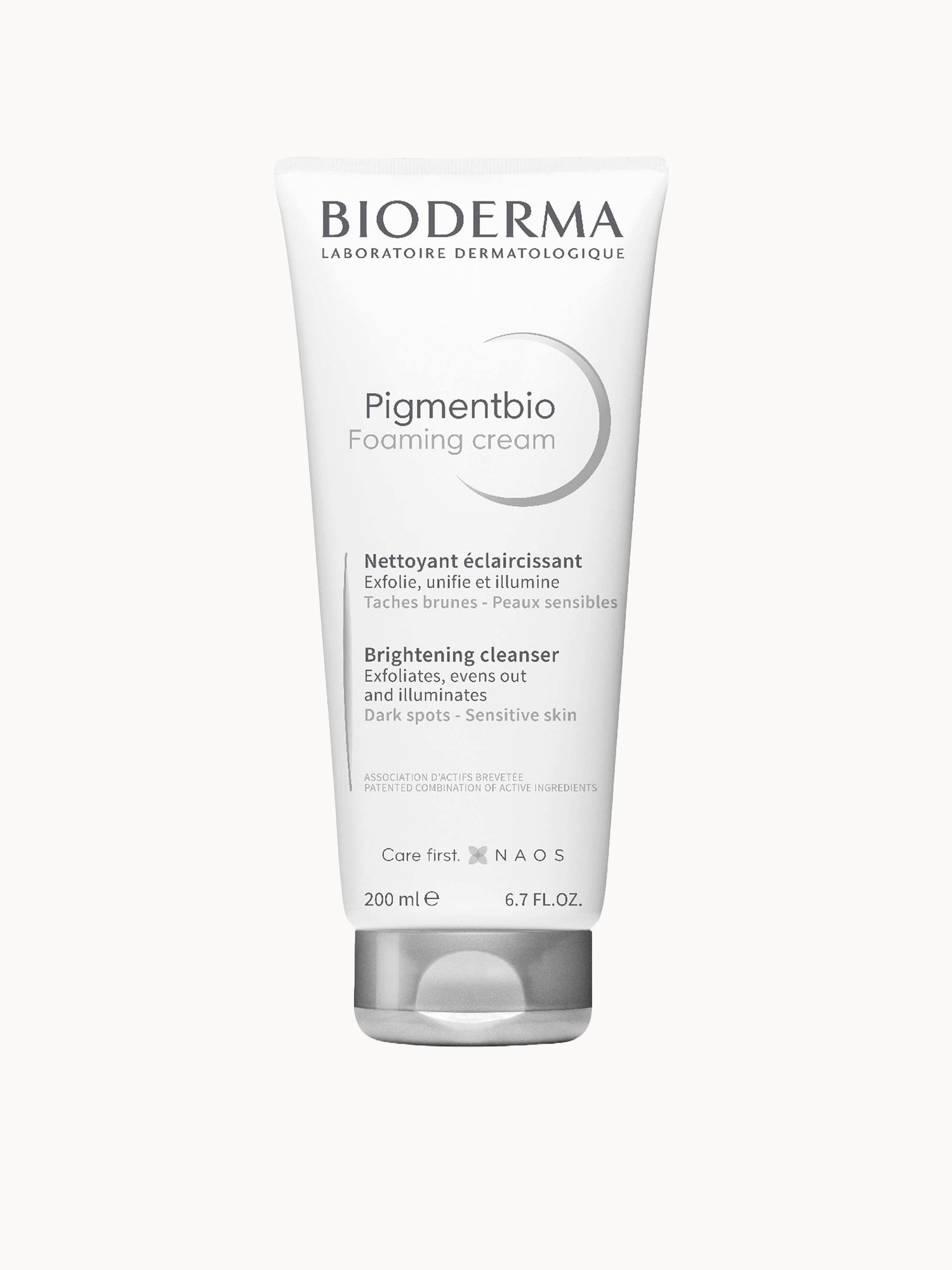 Bioderma Pigmentbio Brightening and Exfoliating Foaming Cream Cleanser for Pigmented Skin Anti-Dark Spots 200ml