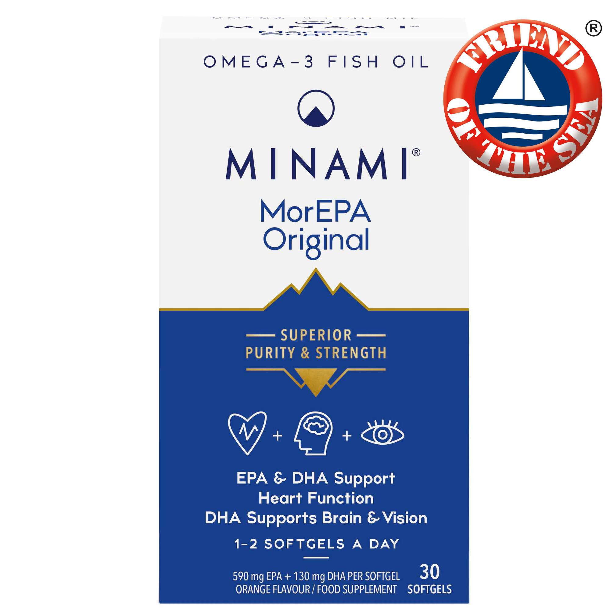 MorEPA - Saveur d'orange - Minami Nutrition