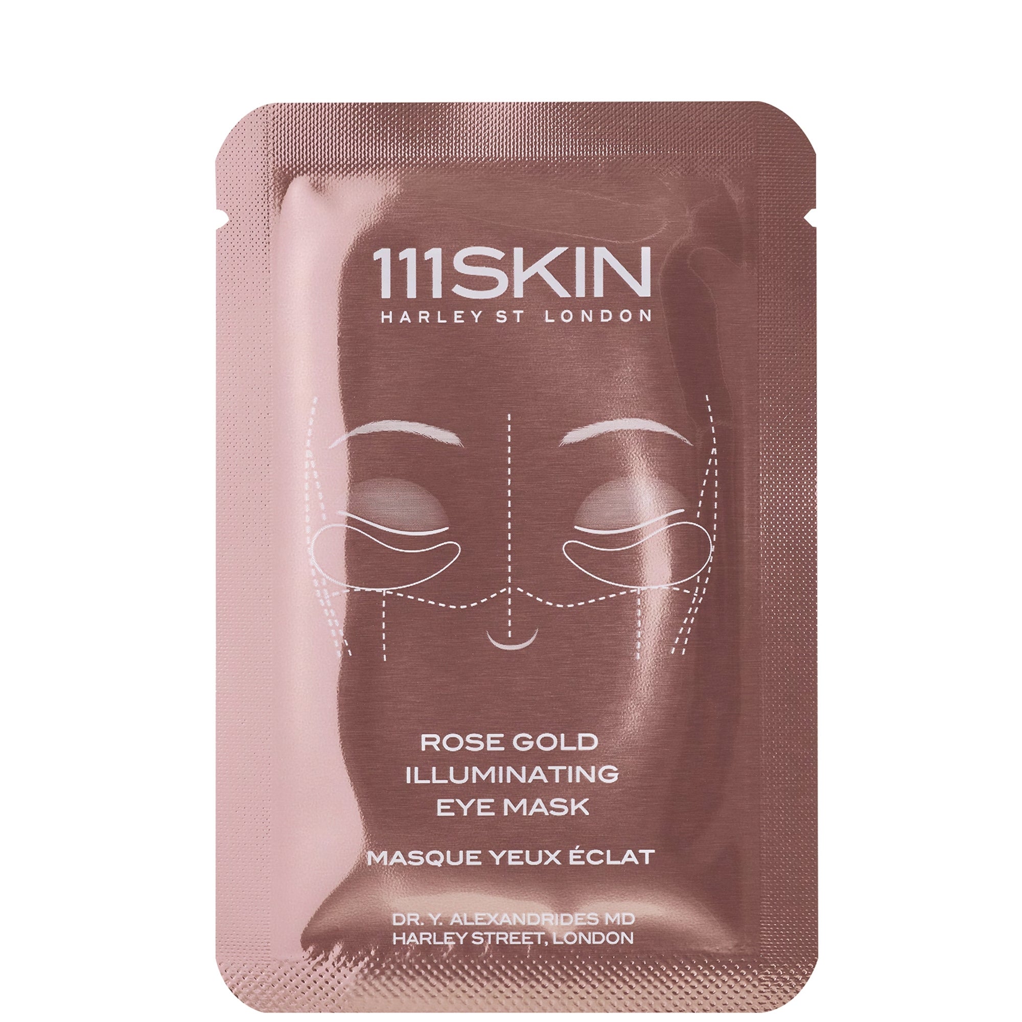 Masked Single 111SKIN Rose Gold Illuminating Eye Mask Single 6ml | LOOKFANTASTIC