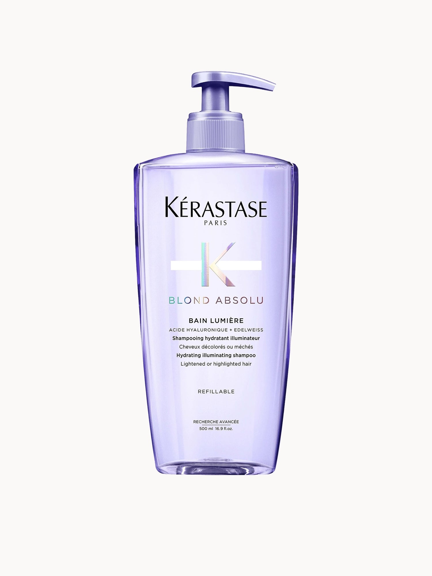 Kérastase Blond Absolu Bain Lumière Refillable Shampoo 500ml For Blonde Hair