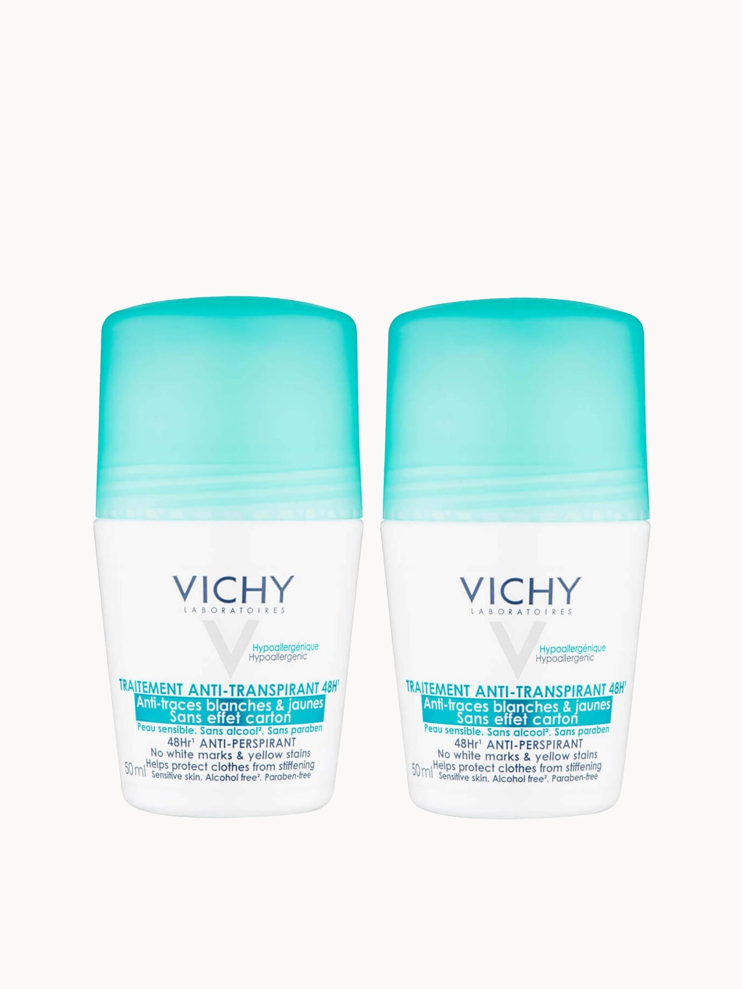 VICHY No Marks Roll-on Deodorant Duo 50ml