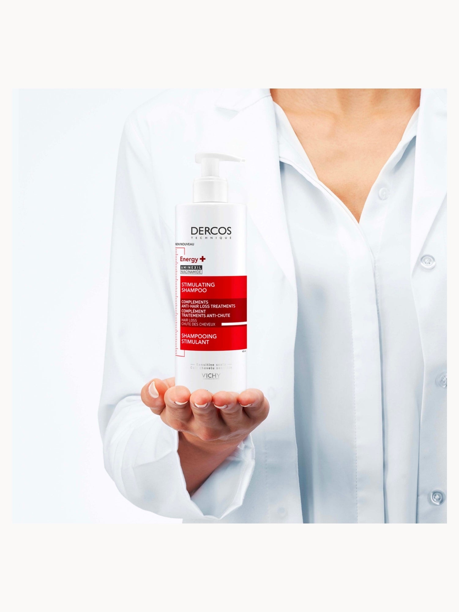 VICHY DERCOS 抜け毛軽減シャンプー Vichy Dercos Anti-Hair Loss Shampoo for Weak Hair and Sensitive