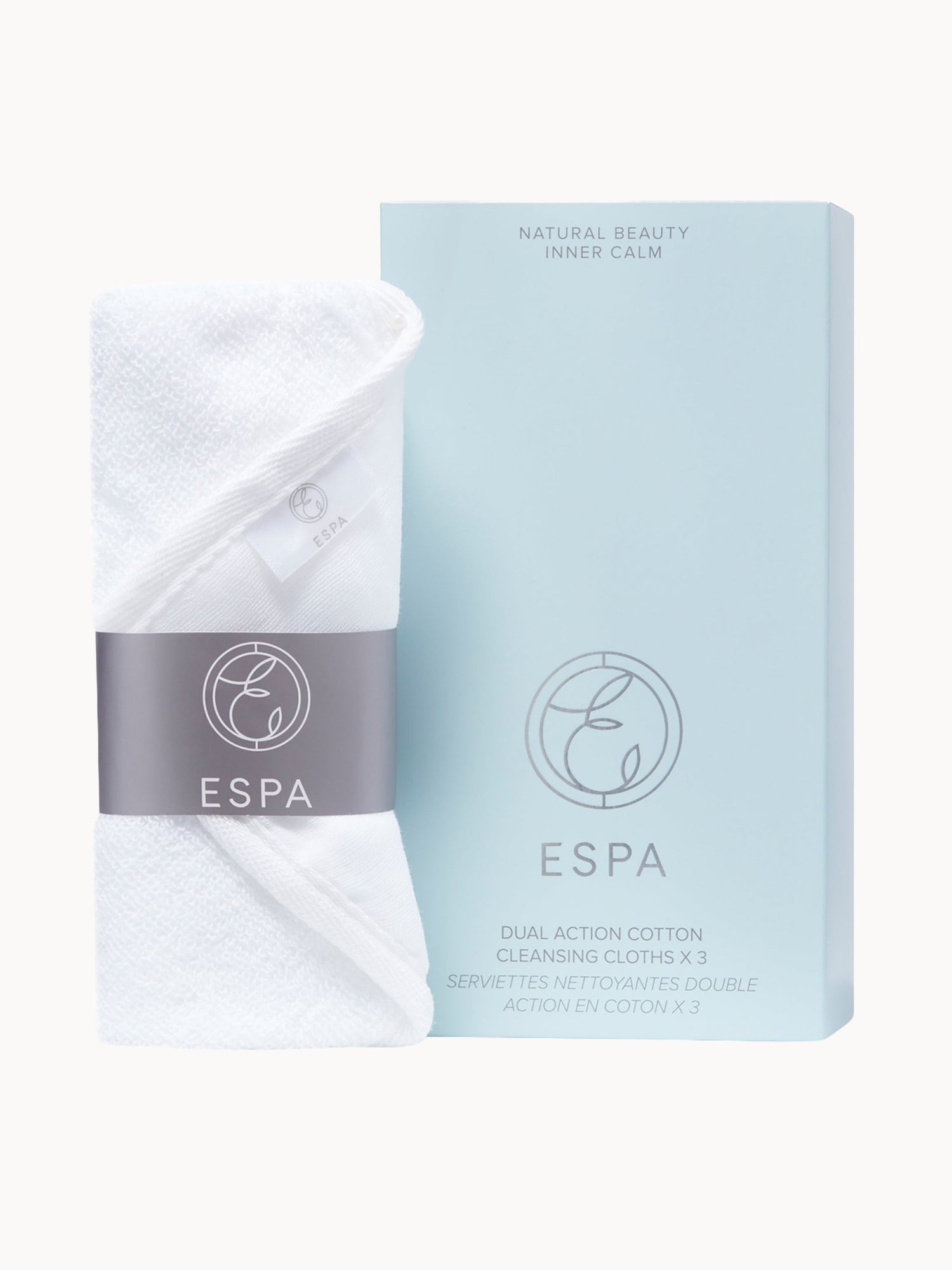ESPA Dual Action Cotton Cleansing Cloths (Set of 3)