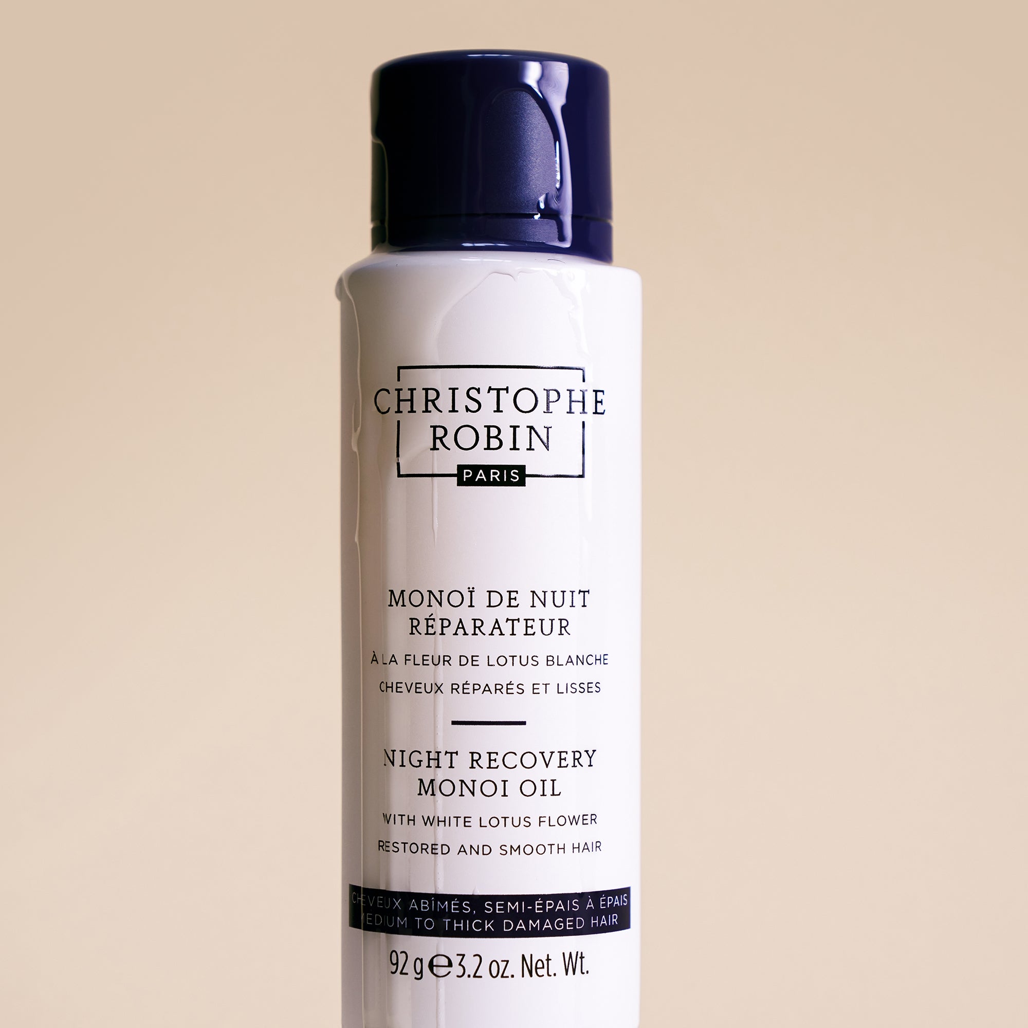 Night Recovery Monoï Oil with White Lotus Flower | Christophe Robin