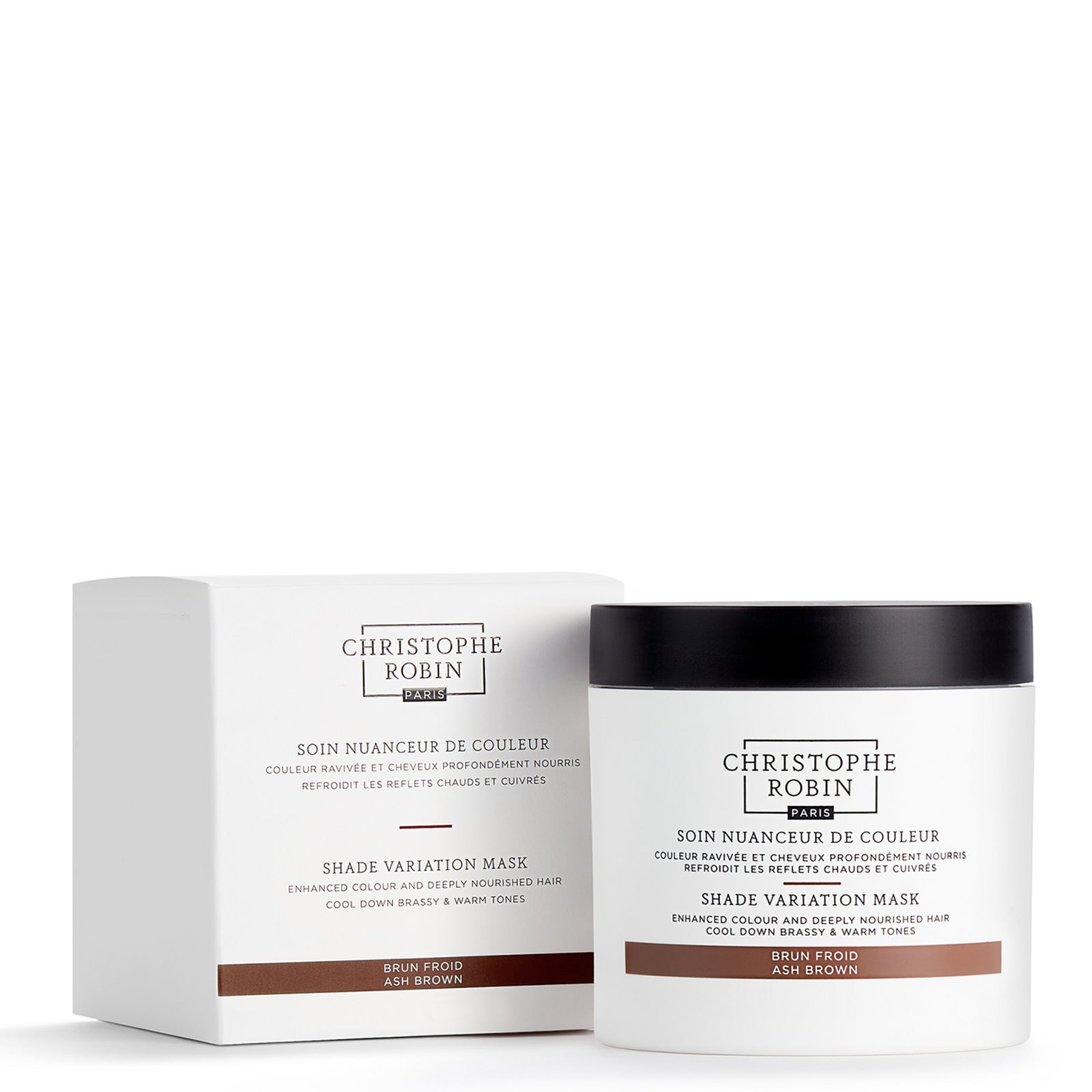 Shade Variation Mask Pocket - Warm Chestnut | Christophe Robin
