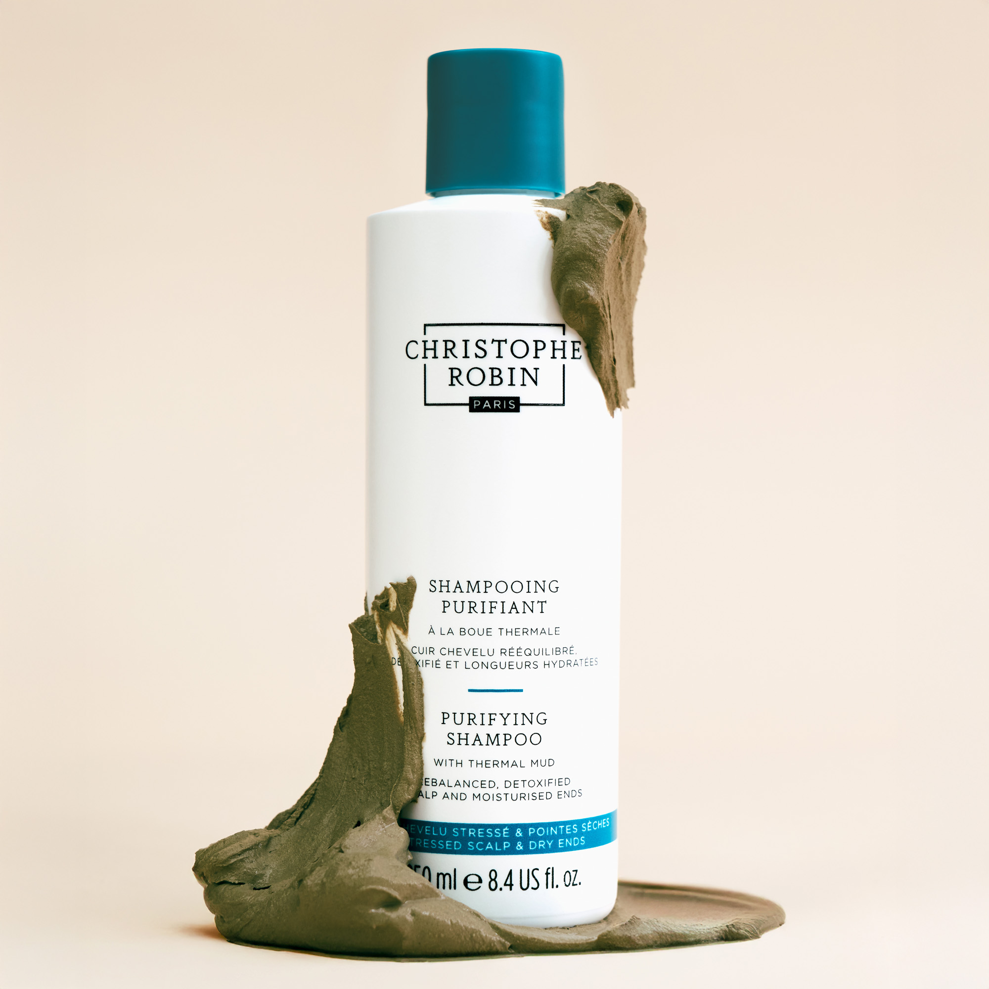 Christophe Robin Purifying Shampoo with Thermal Mud 250ml | Dermstore