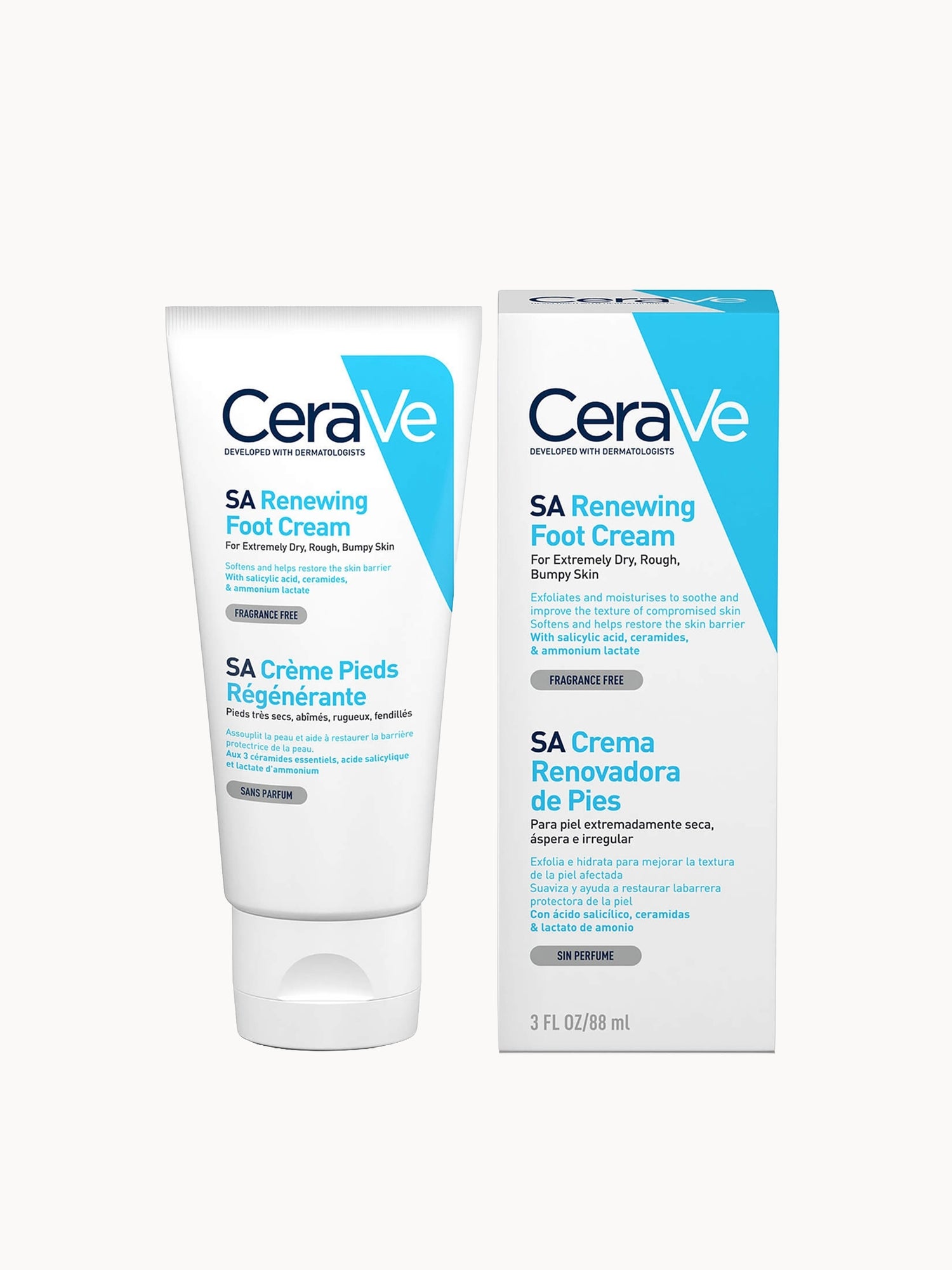 CeraVe SA Renewing Foot Cream 88ml