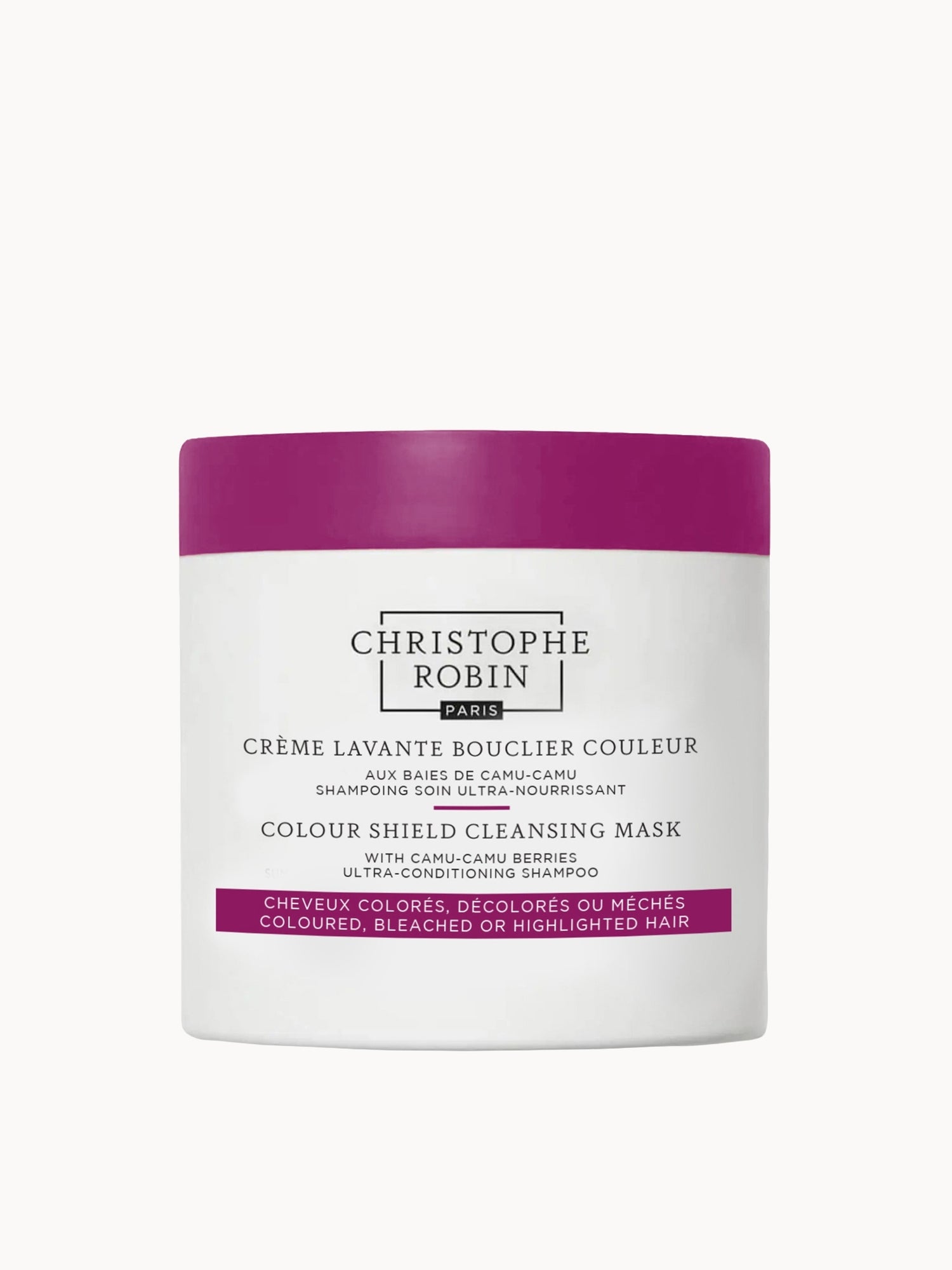 Christophe Robin Colour Shield Cleansing Mask with Camu-Camu Berries 250ml