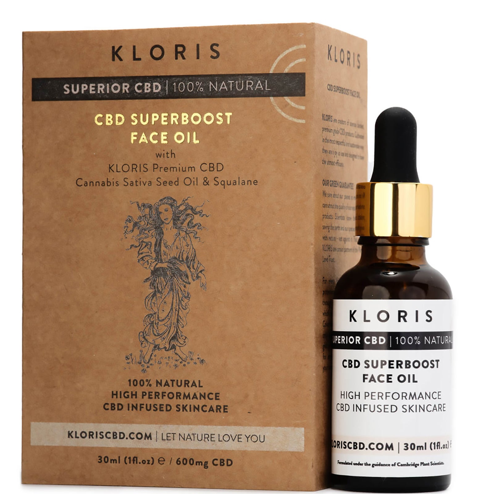 KLORIS Erhebendes CBD Bade- & Körperöl – Blutorange, Vanille, Oud, Für Bad & Massage