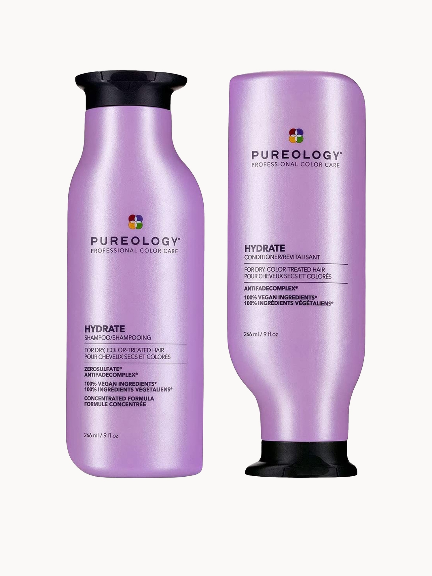Pureology: Pureology Hydrate Shampoo and Conditioner Moisturising Bundle for Dry Hair, Sulphate Free for a Gentle Cleanse