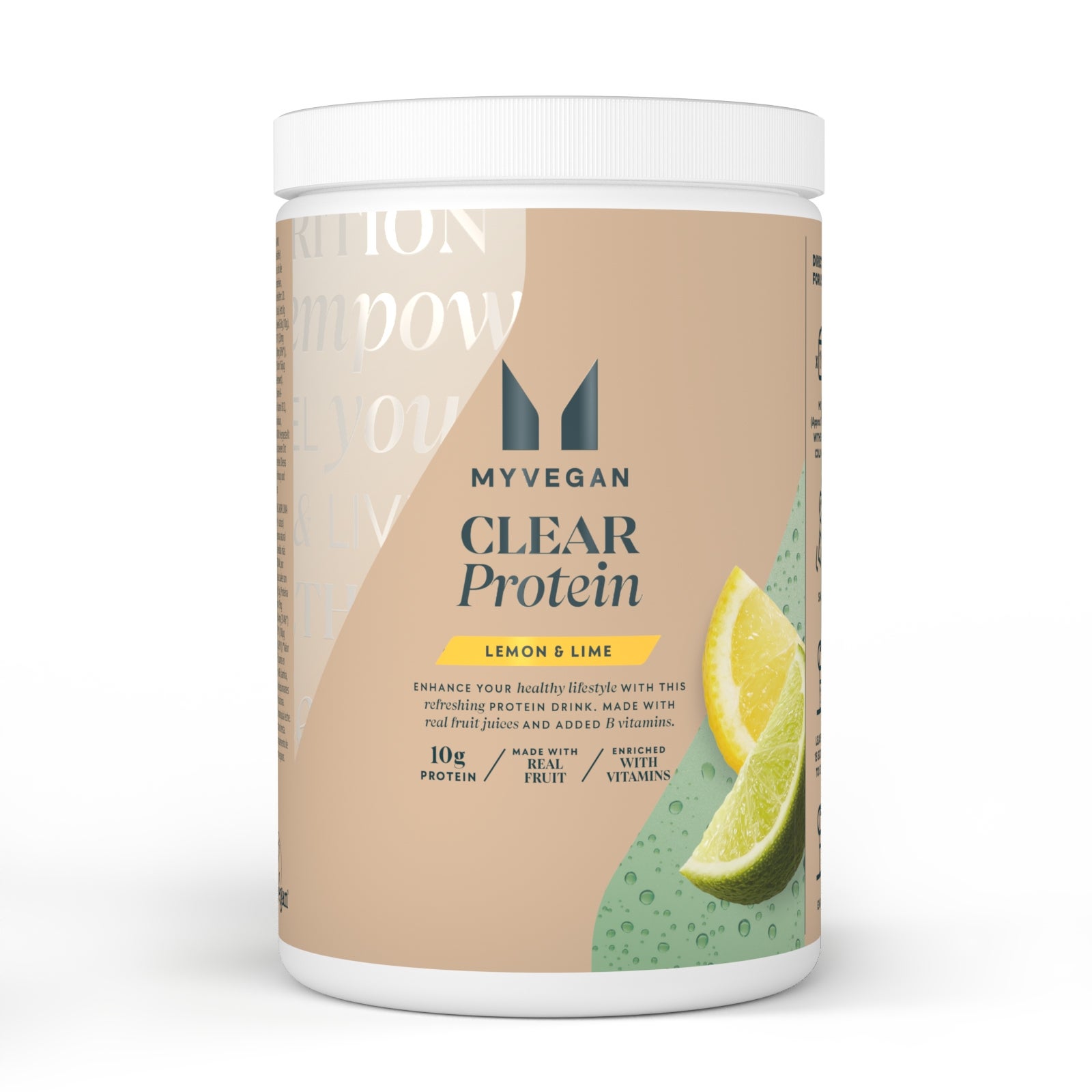 Clear Vegan Protein Lemon & Lime - Lemon & Lime flavor protein powder by Myprotein