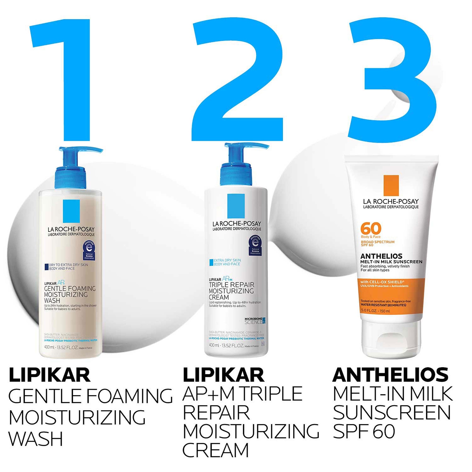 La Roche-Posay Lipikar Wash AP Gentle Foaming Moisturizing Wash