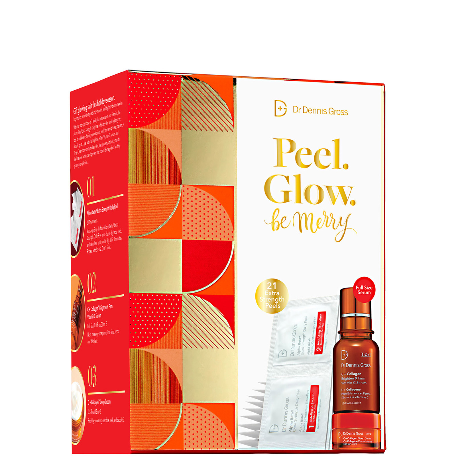 Dr Dennis Gross Skincare Peel - Glow Be Merry (Worth £164.40) | Cult Beauty